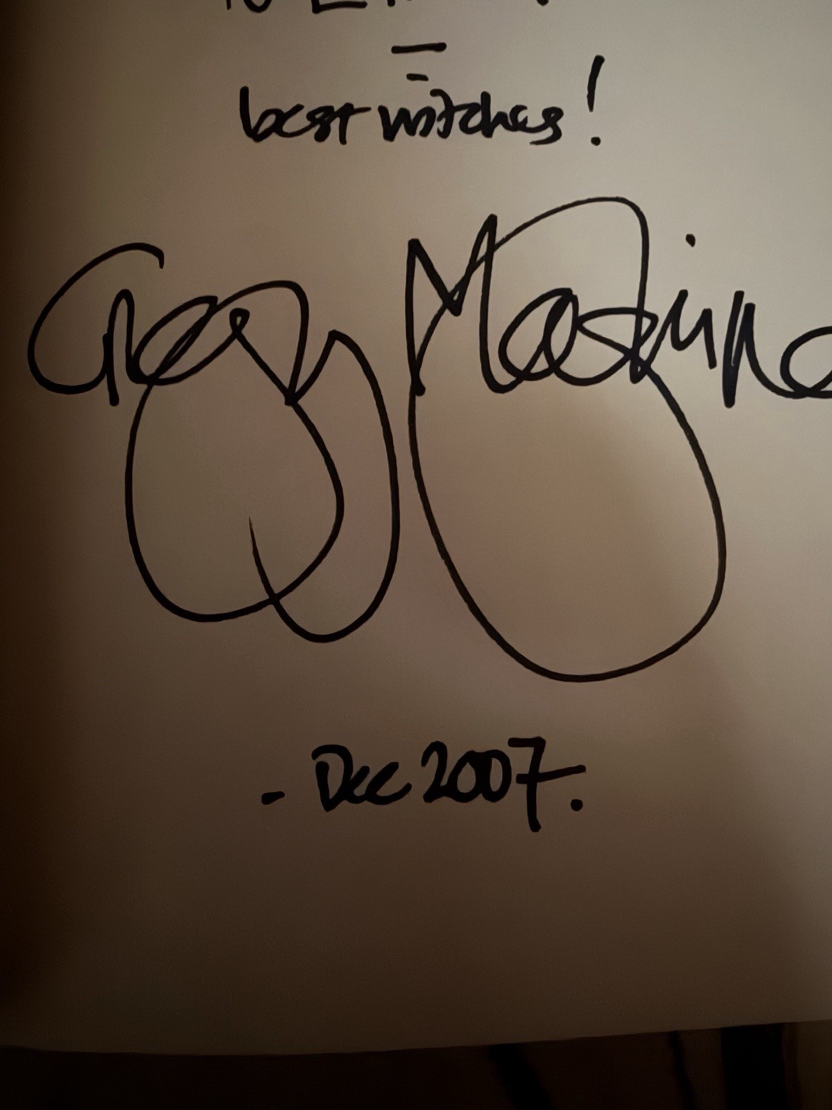 VG/VG INSCRIBED Wicked by Gregory Maguire First Edition/First Printing Hardcover