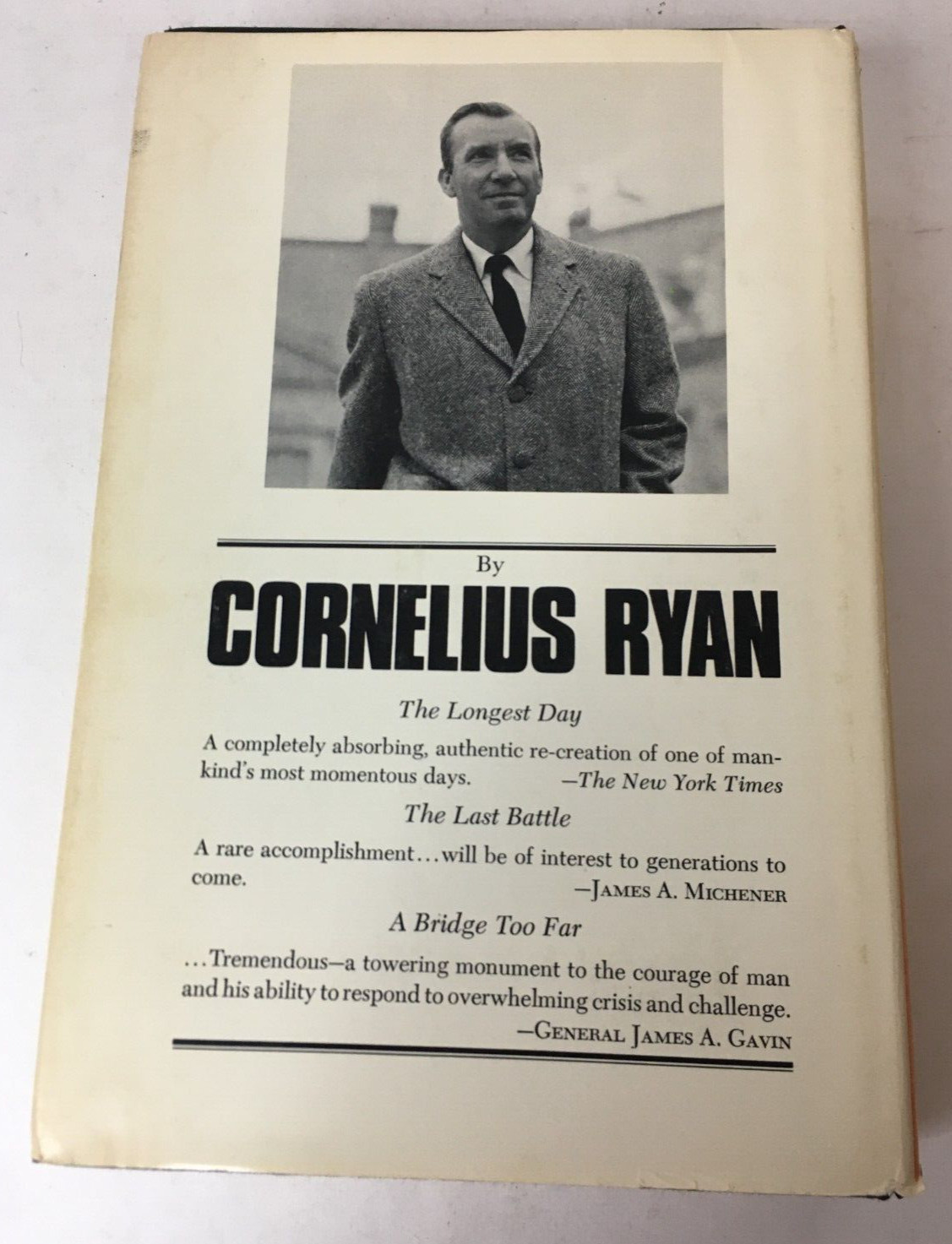 A Bridge too Far By Cornelius Ryan – 1974 Hardcover Book