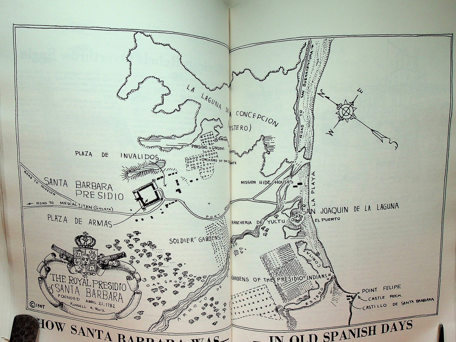 Old Spanish Santa Barbara From Cabrillo to Fremont Tompkins Ruiz Local History