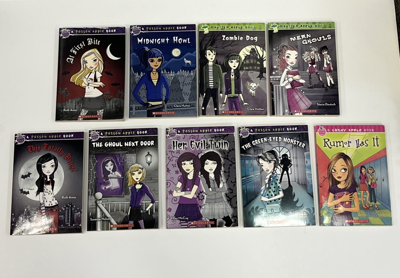 Lot 9 Poison Rotten Candy Apple Series Paperback Chapter Books Scholastic Kids