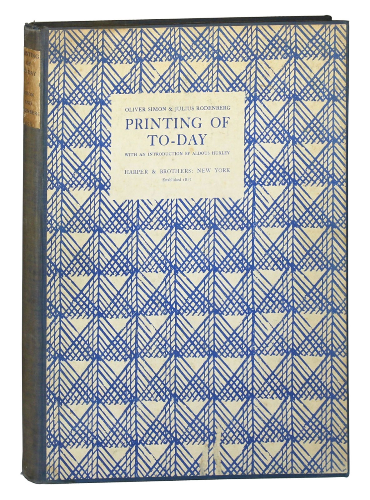 Printing Of To-Day Illustrated Survey Of Post-War Typography in Europe and US HC