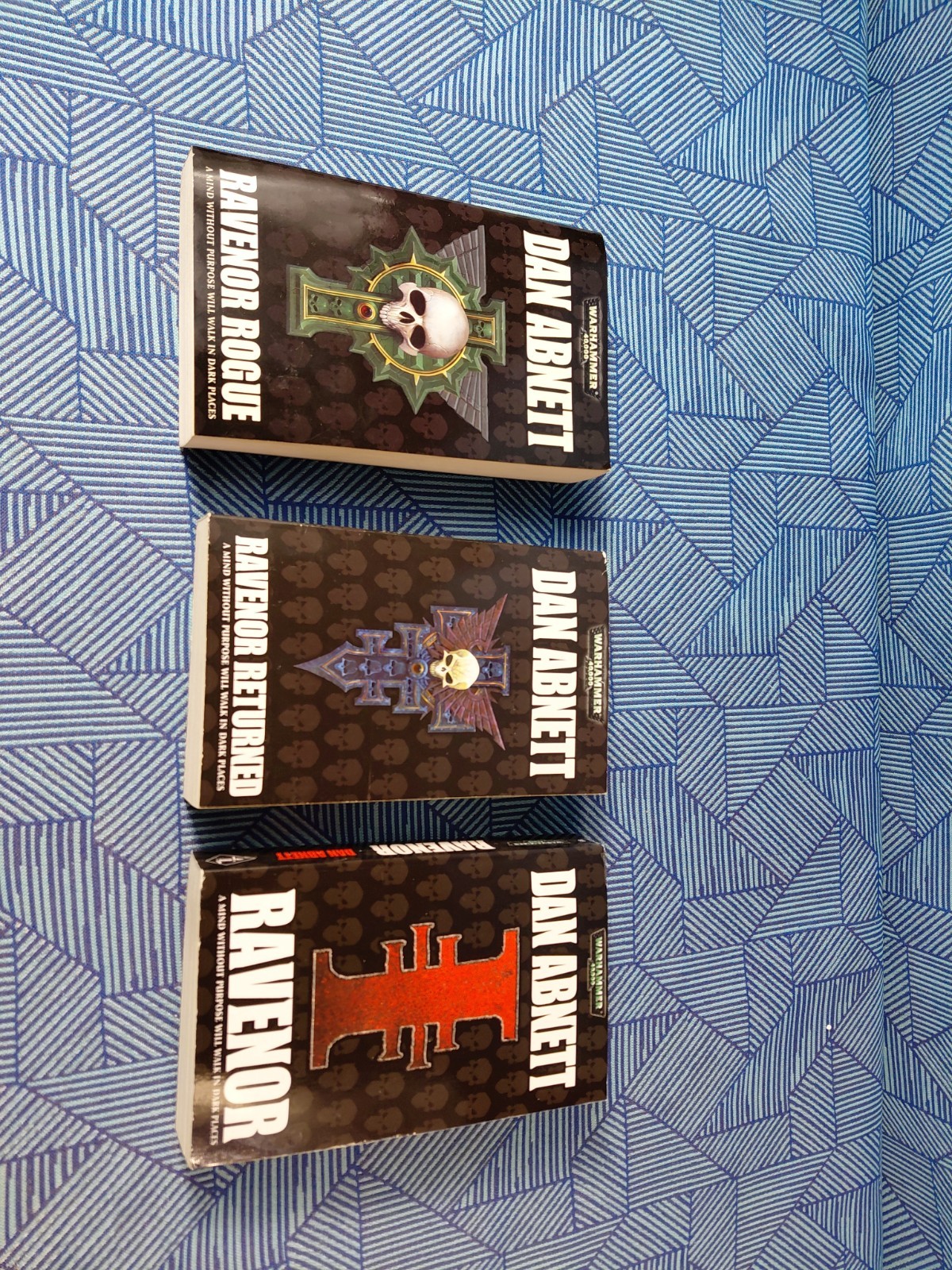 Warhammer 40K Dan Abnett RAVENOR Book Lot Ravenor Rogue Returned Black 1st Print
