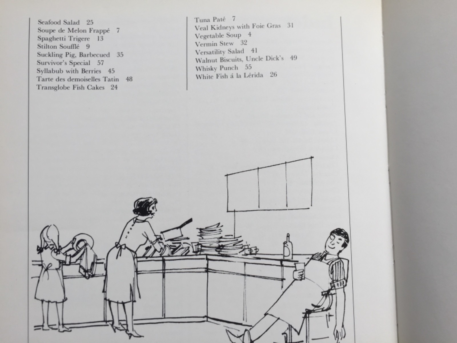 Manly Man Cookbook Illustrated Alan Carr GENTLEMAN COOK Distressed Gentlefolk’s