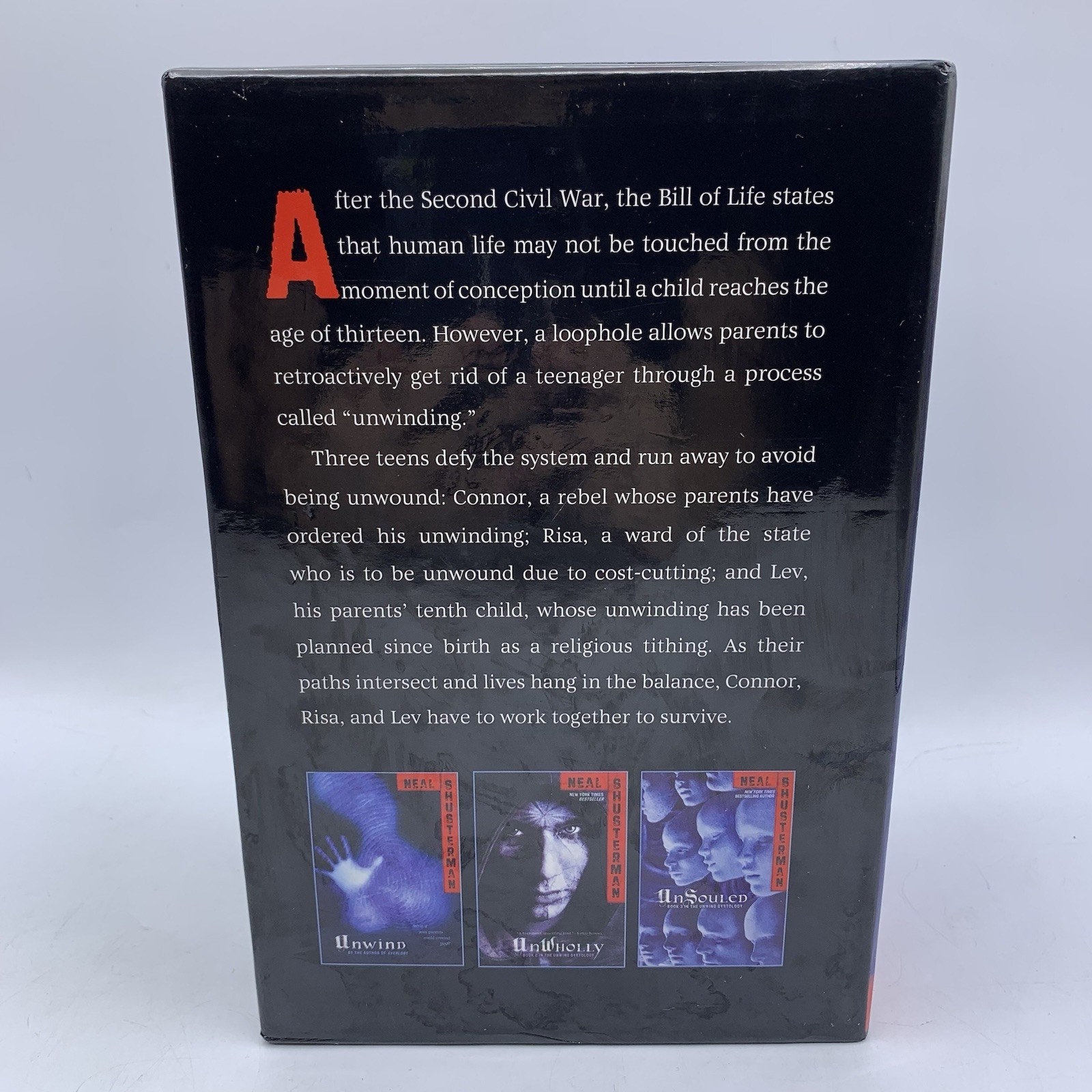 Neal Shusterman Unwind Dystology: The Unwind Collection 3 Book Set Hardcover