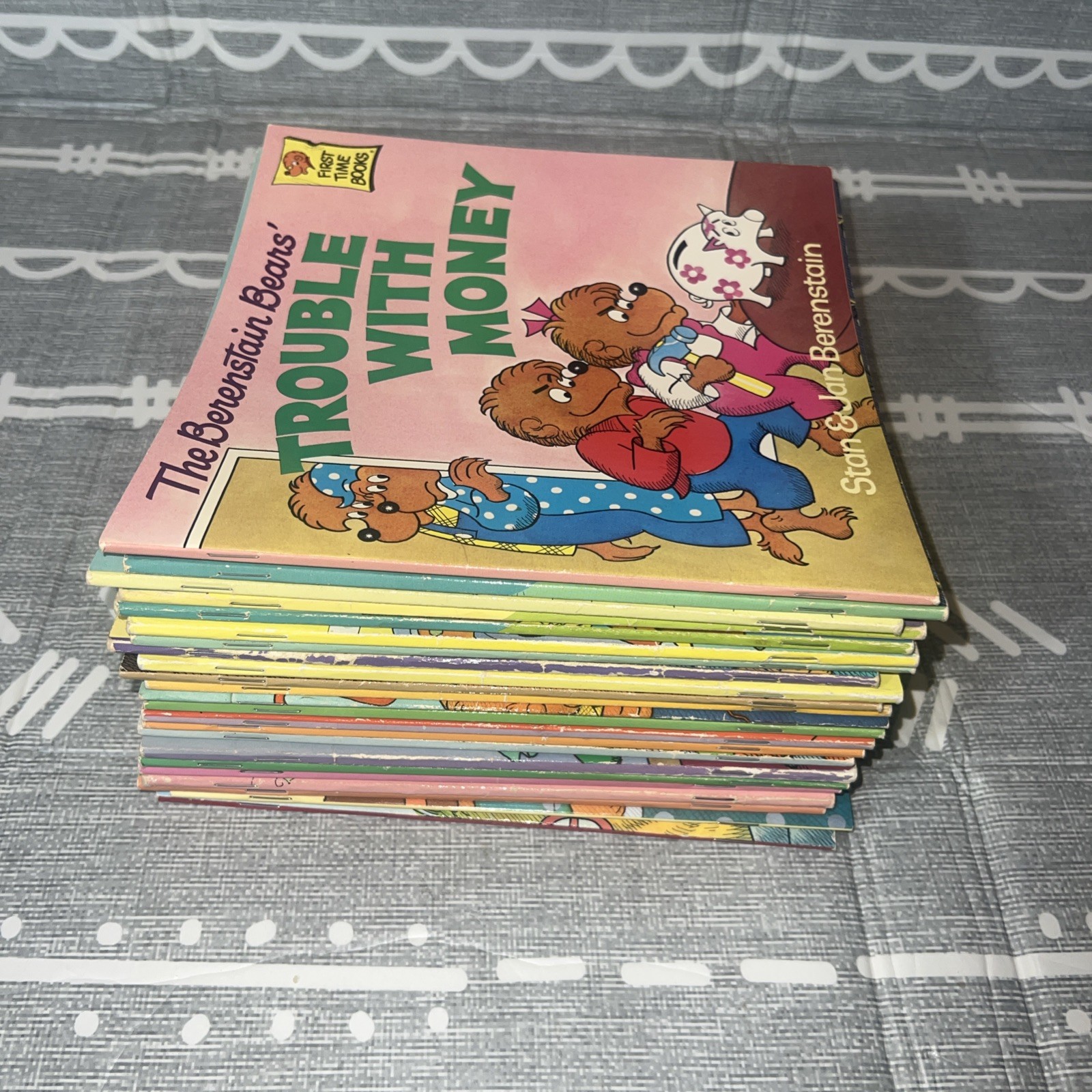 Huge Vintage Lot of 23 Berenstain Bears Books Picture Book Homeschool Morals