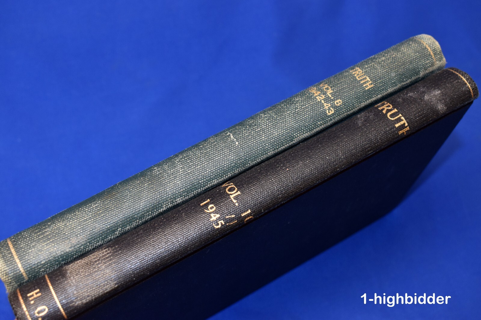 Truth Magazine 1942-1943 (vol. 8) & 1945 (vol. 10) Joseph Musser FLDS Polygamy
