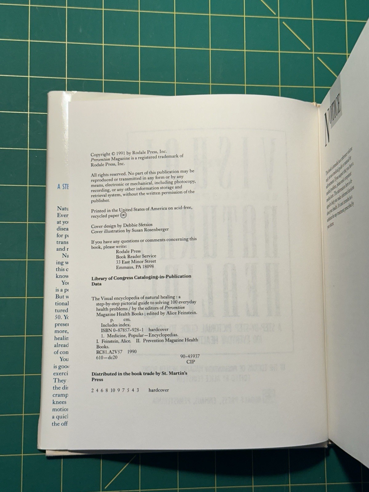 The Visual Encyclopedia of Natural Healing by Alice Feinstein