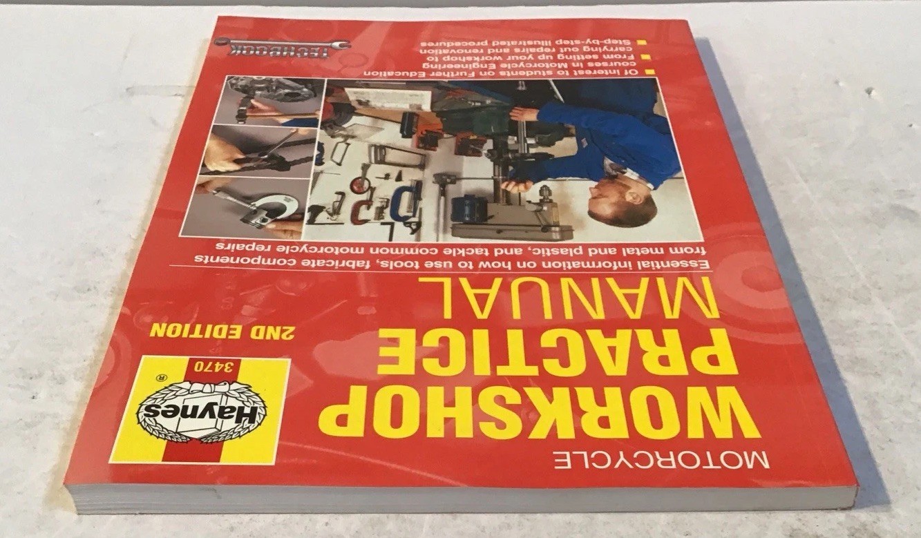 Haynes Motorcycle Workshop Practice Manual PB 2nd Edition Good Vtg