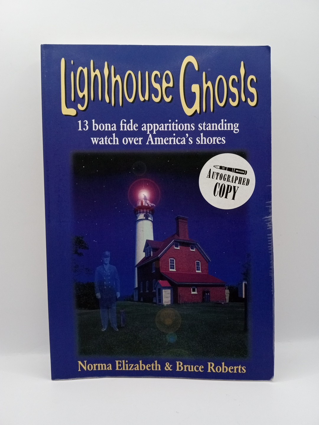 Signed Lighthouse Ghosts Paperback By Norma Elizabeth Ghost Stories Autographed