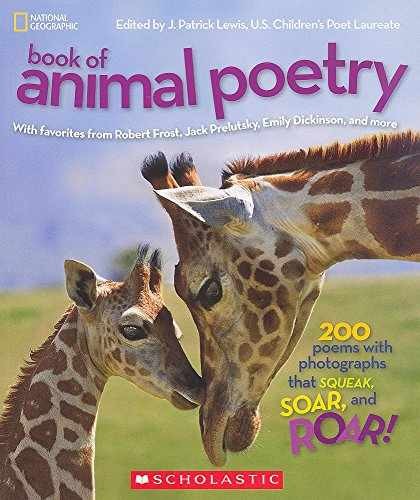 Book of Animal Poetry – With – Paperback, by J. Patrick Lewis – Very Good