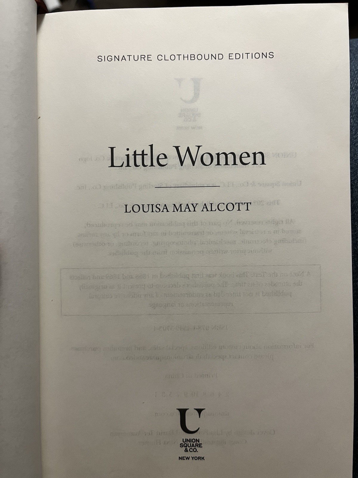 Little Women Signature Clothbound Editions by Louisa May Alcott Floral Page Edge
