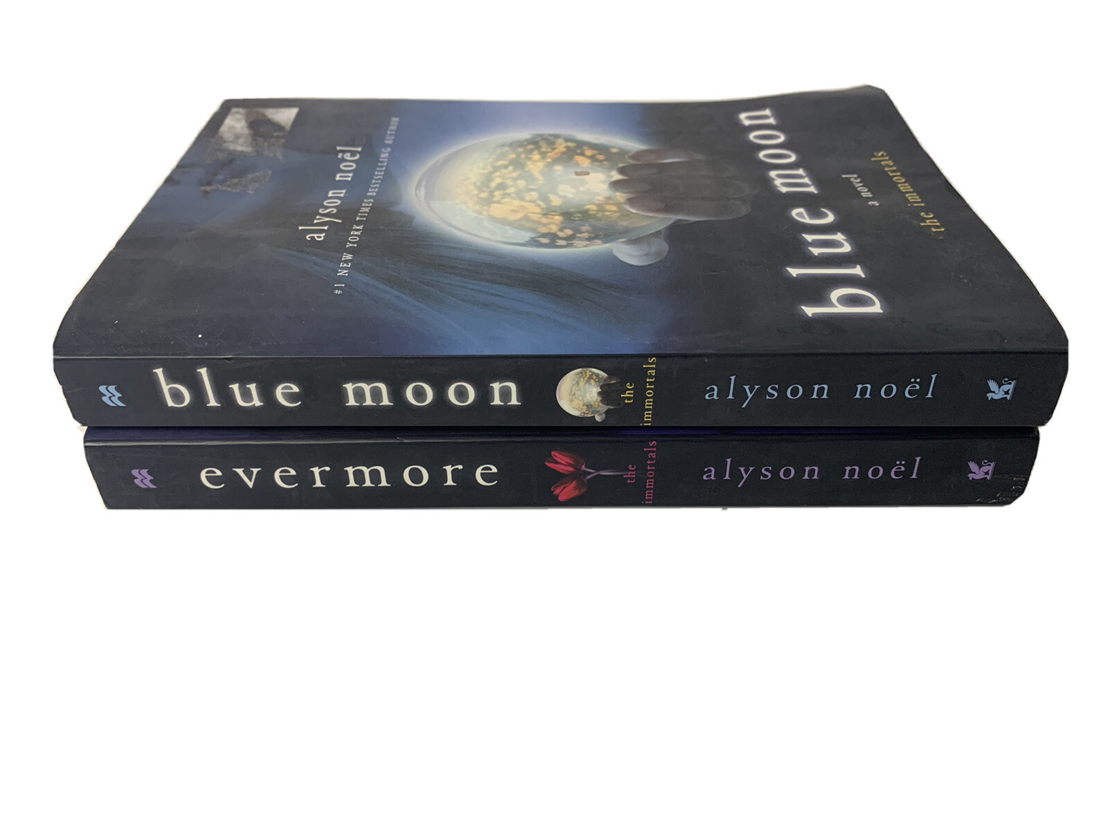 Immortals Alyson Noel blue moon evermore Paperback Books Lot of 2
