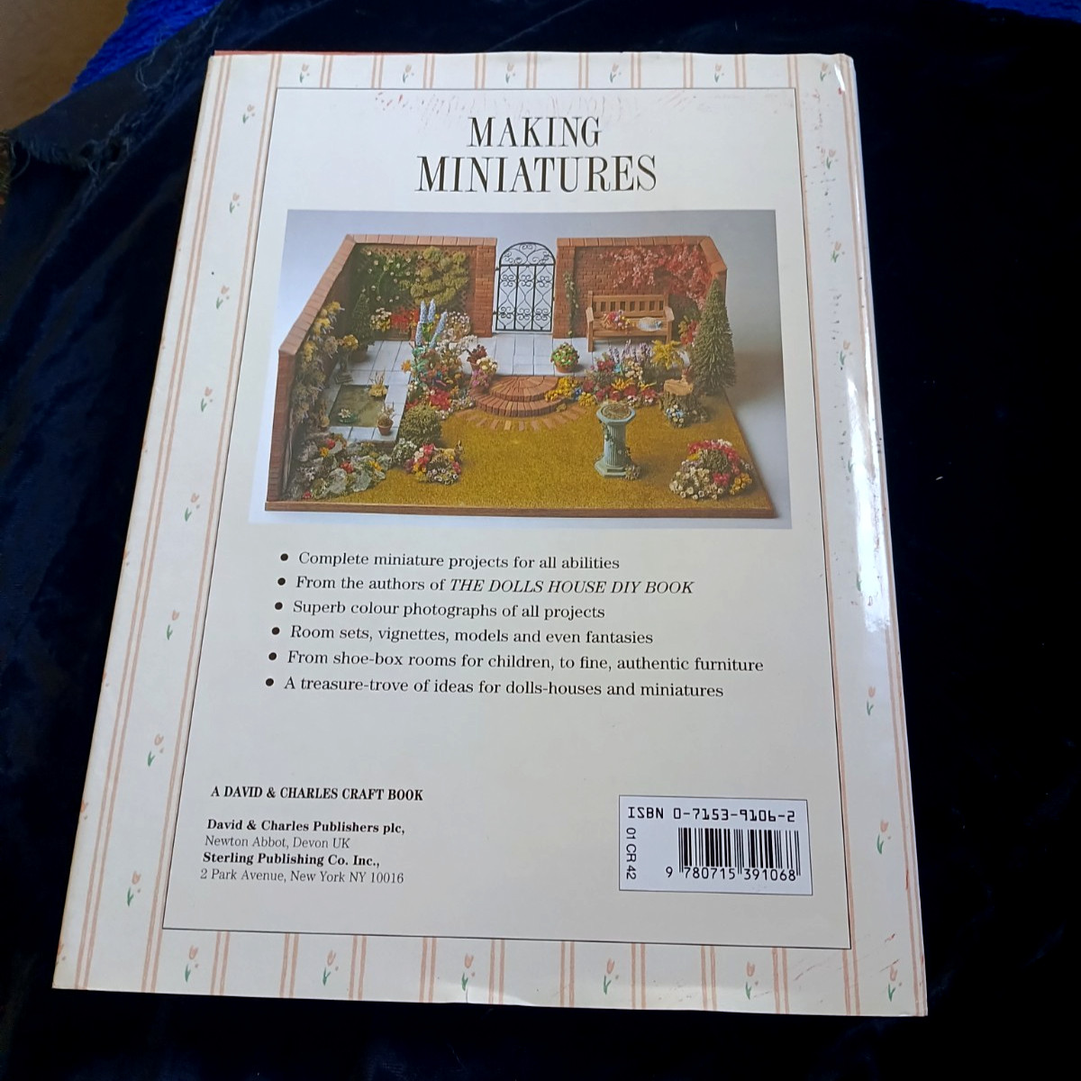Making Miniatures in 1/12th Scale Step-by -Step w/Photos Hardback FREE SHIP