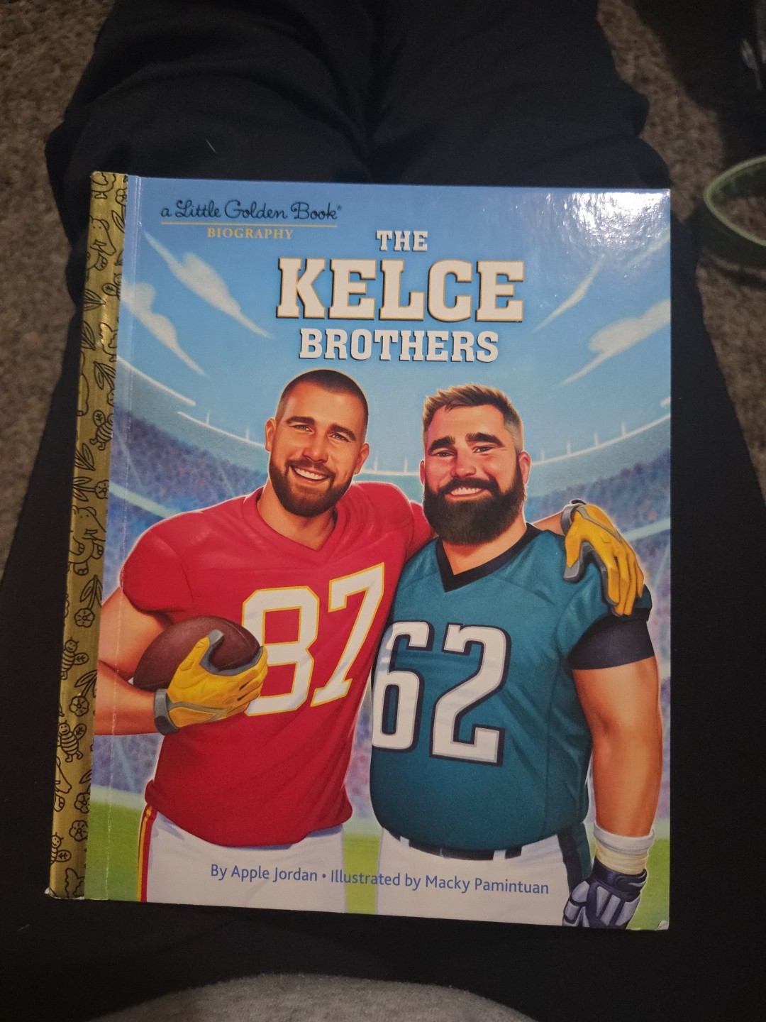 Kelce Brothers: a Little Golden Book Biography by Apple Jordan (2024, Hardcover)