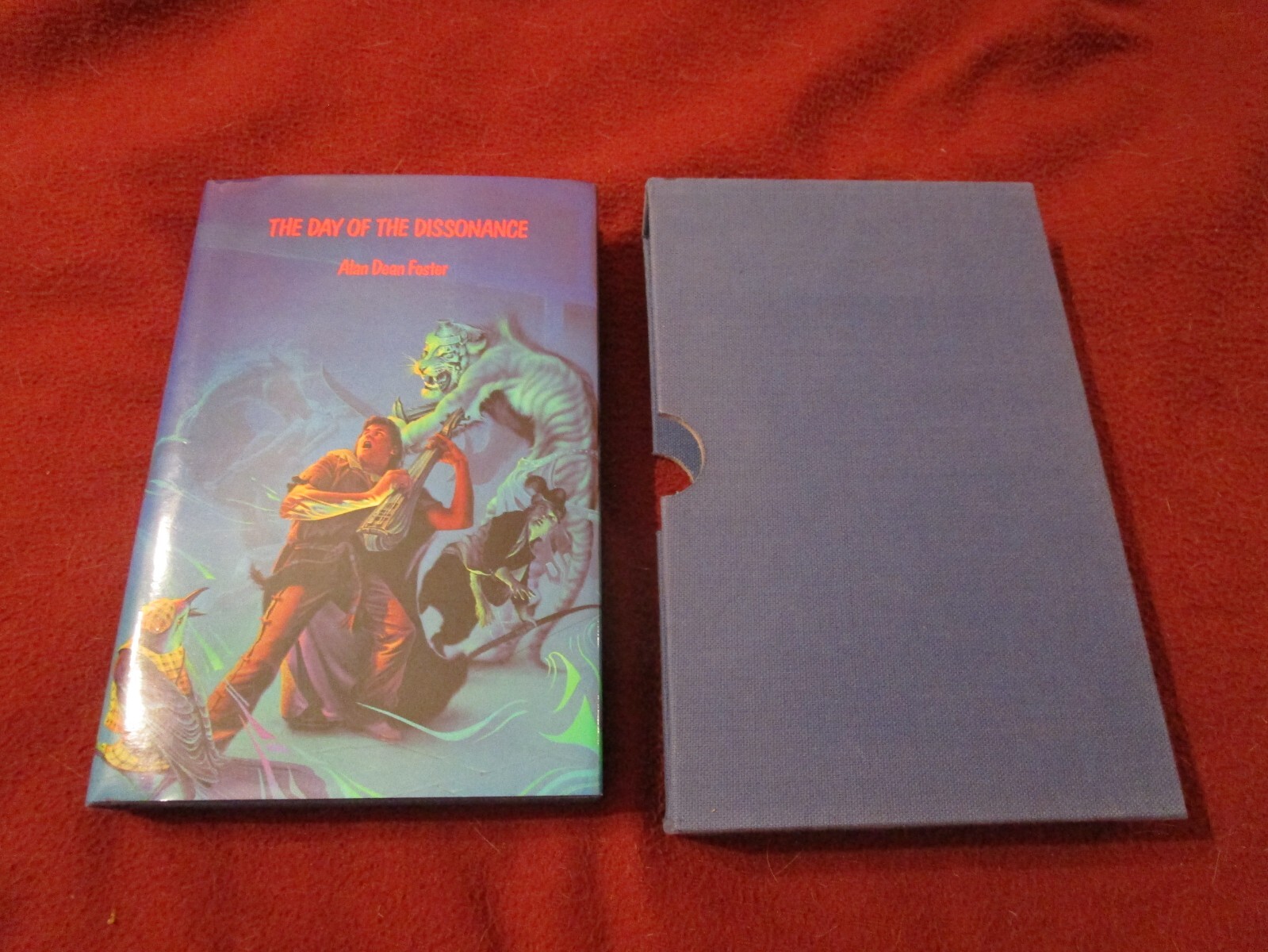 Day of the Dissonance by Dean Foster (1984, HC) SIGNED limited Spellsinger #3