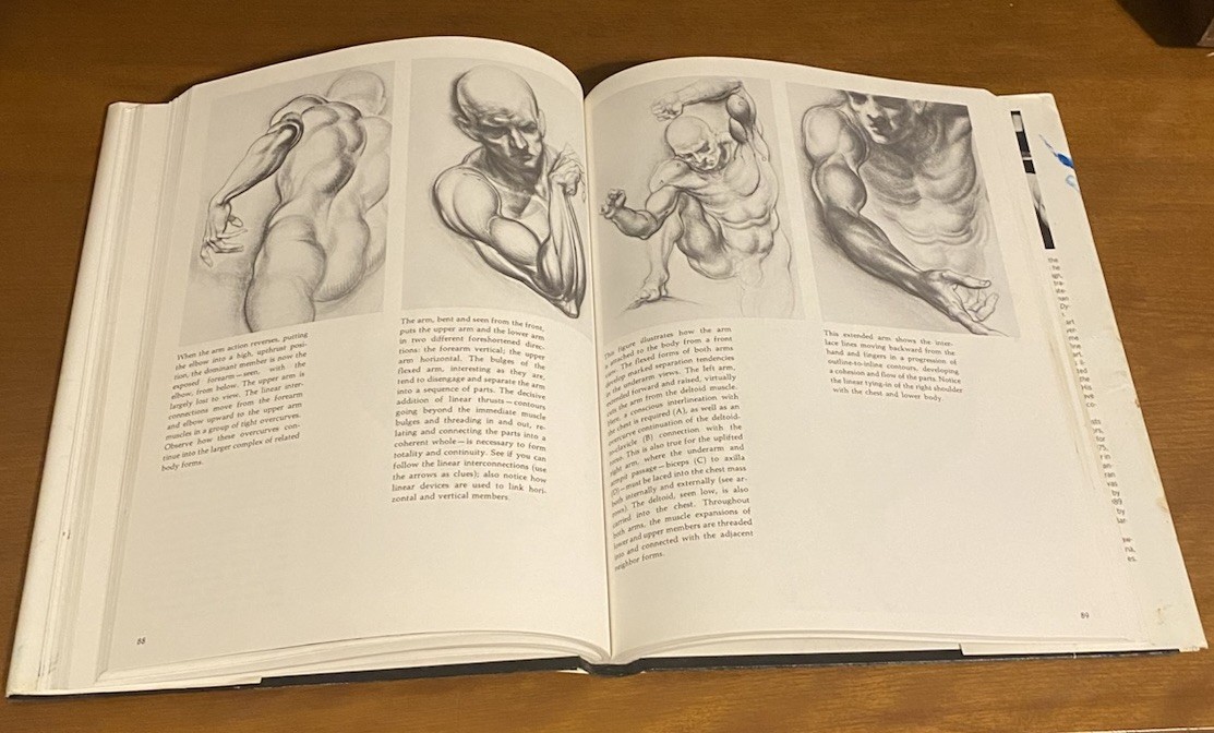 Burne Hogarth Dynamic Figure Drawing + Drawing Dynamic Hands 2 Book
