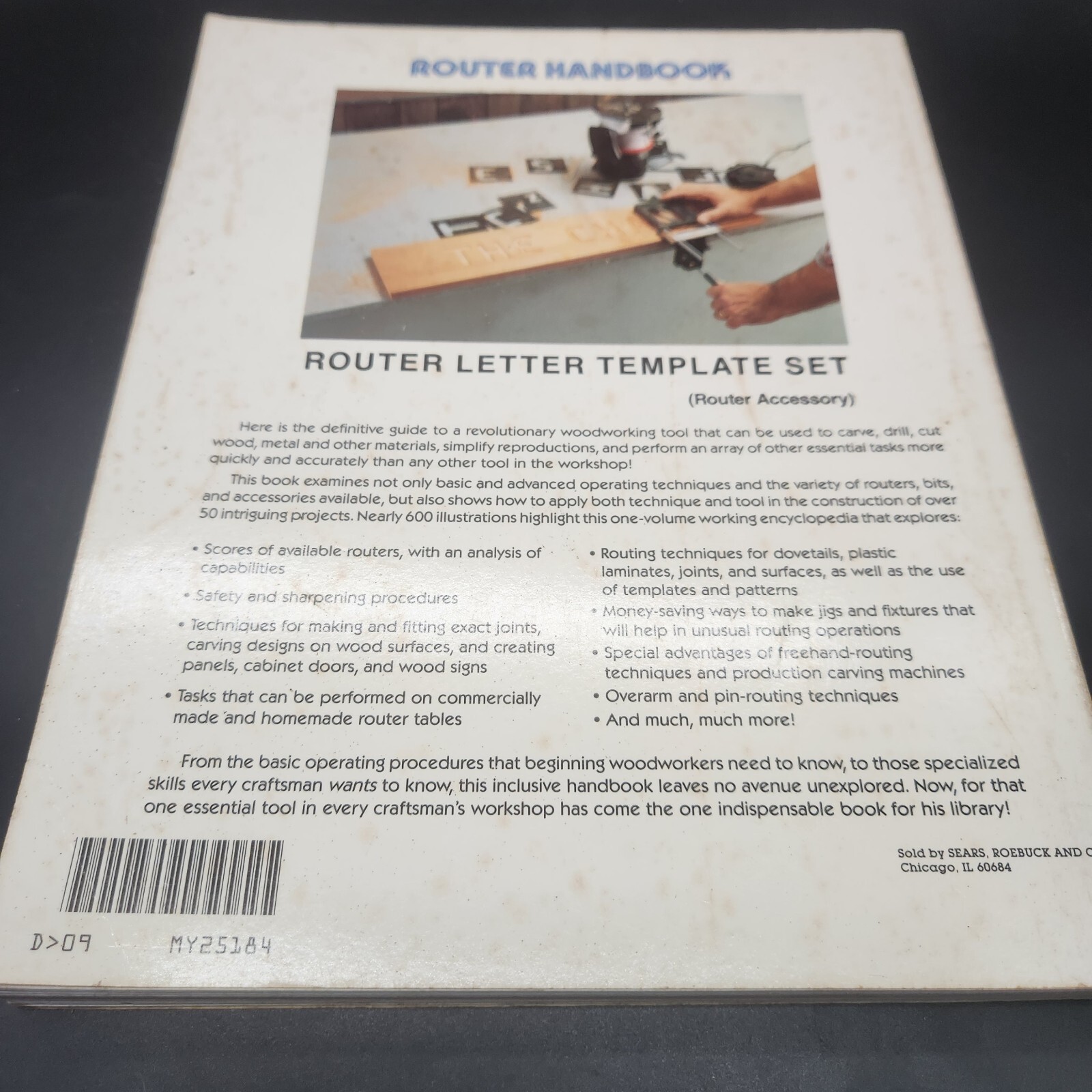 Sears Craftsman Router Handbook 1984 Special Edition Patrick Spielman