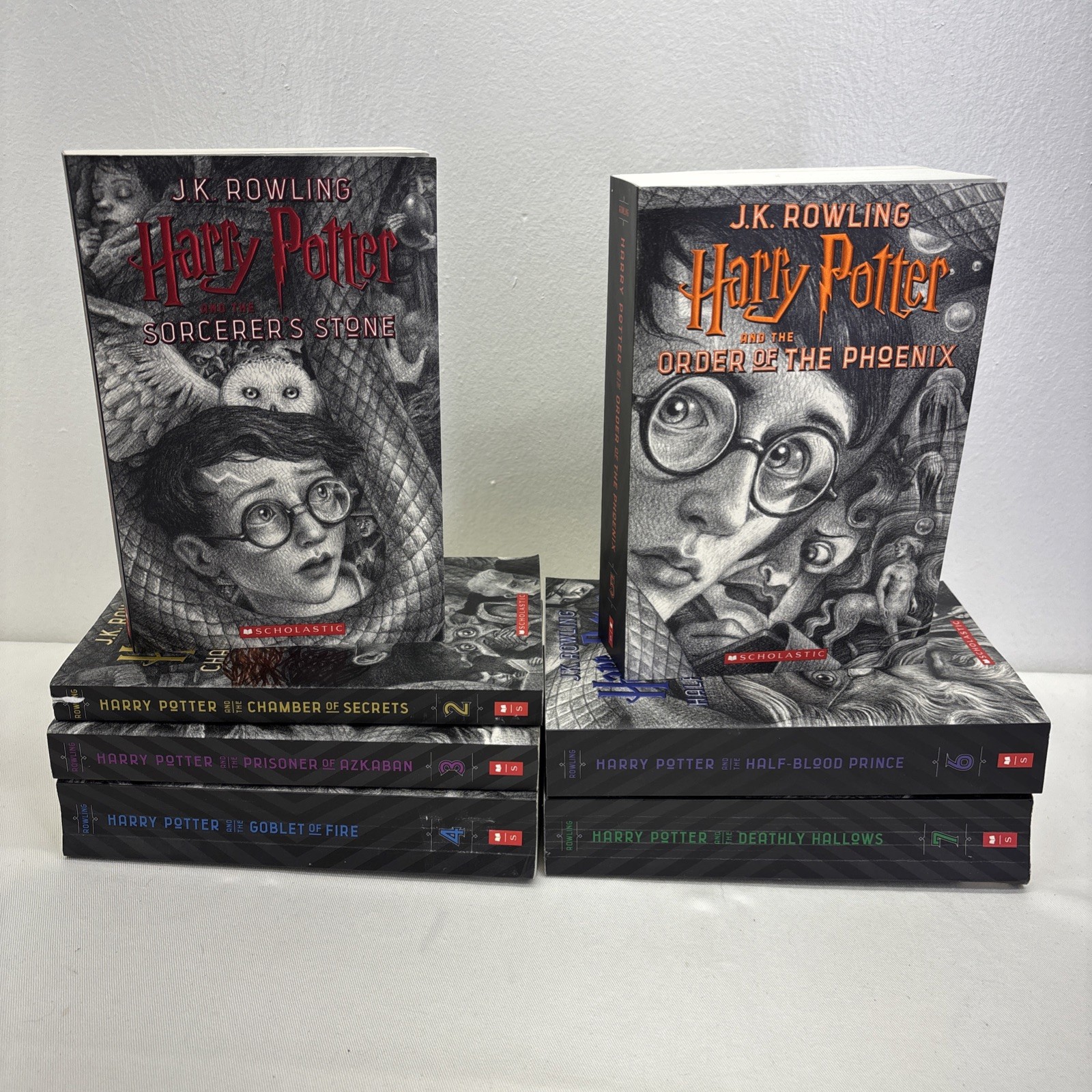 HARRY POTTER Paperback Book Set 1 – 7 Complete Collection Wizarding Series