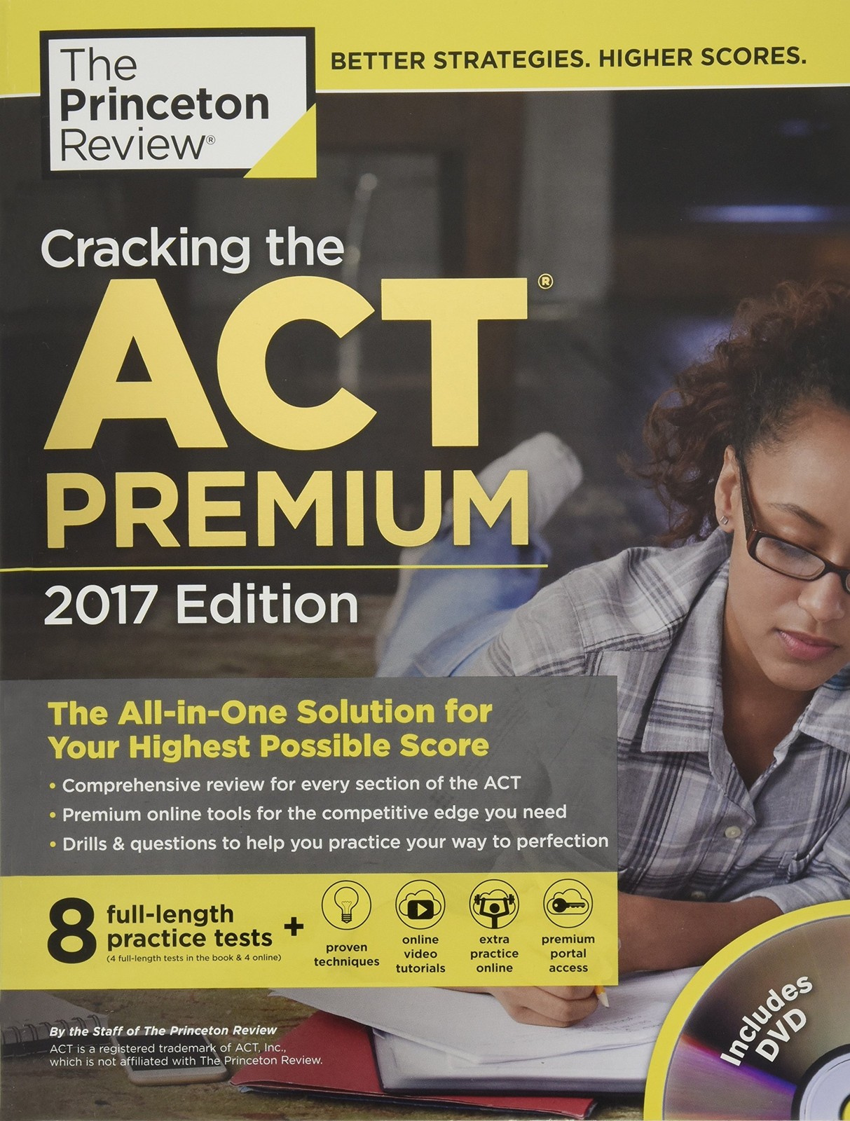 Cracking the ACT Premium Edition with 8 Practice Tests and DVD, 2017: The Al…