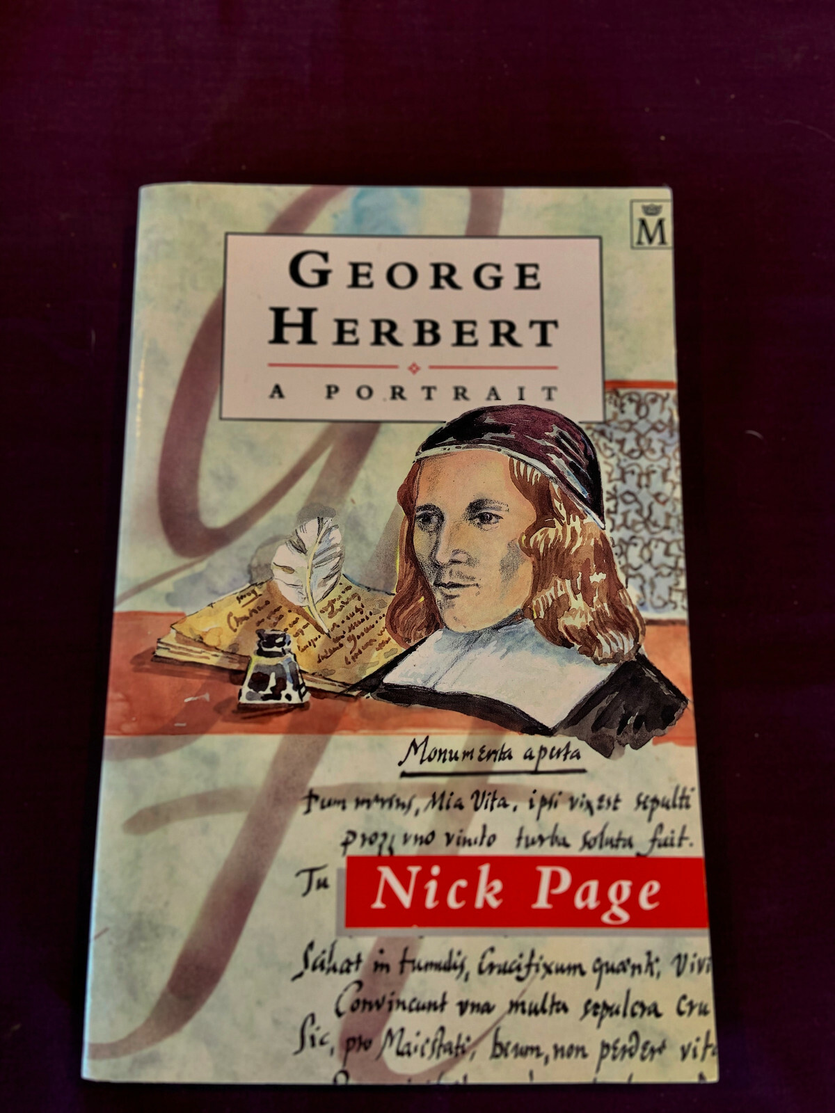 George Herbert A Portrait by Nick Page 1993 paperback