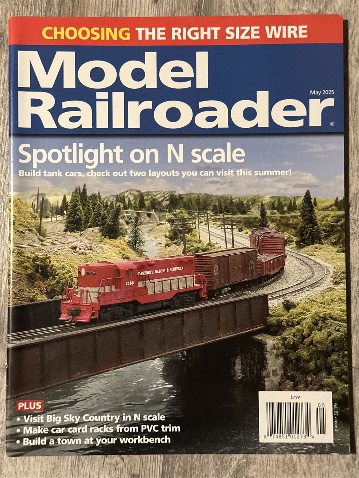 Model Railroader Magazine May 2025 Spotlight On N Scale