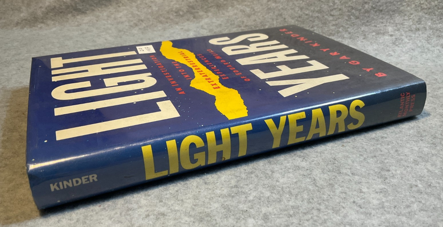 Light Years Gary Kinder HC DJ 1987 1st Ed UFO Eduard Meier Alien Investigation