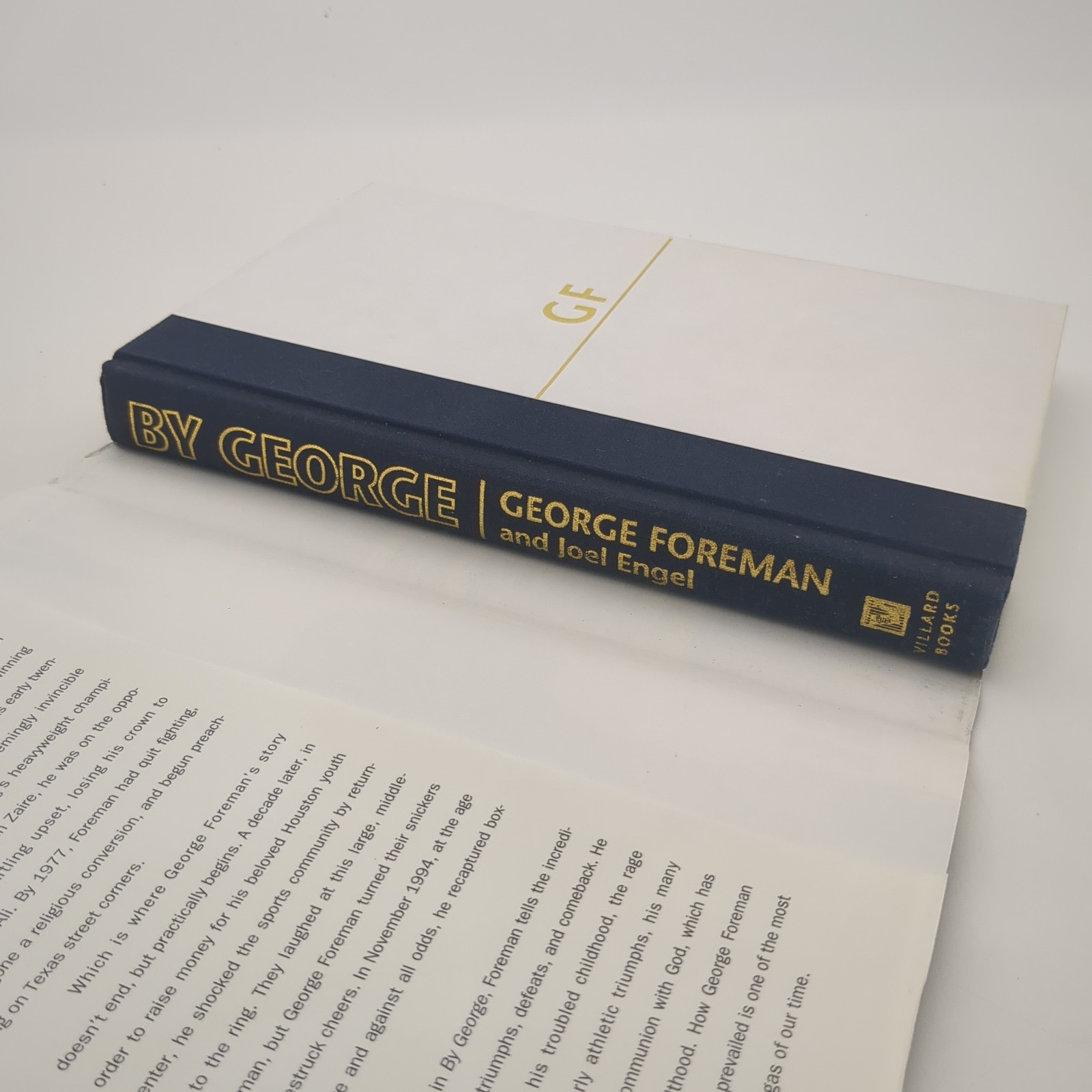 By George Autobiography Boxing Champion Hardcover Book George Foreman 1995