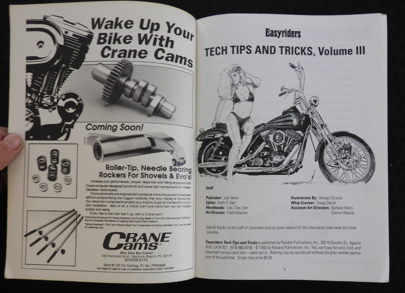 Easyriders: Tech Tips & Tricks Volume 1-2-3. Harley-Davidson Motorcycles 1990’s