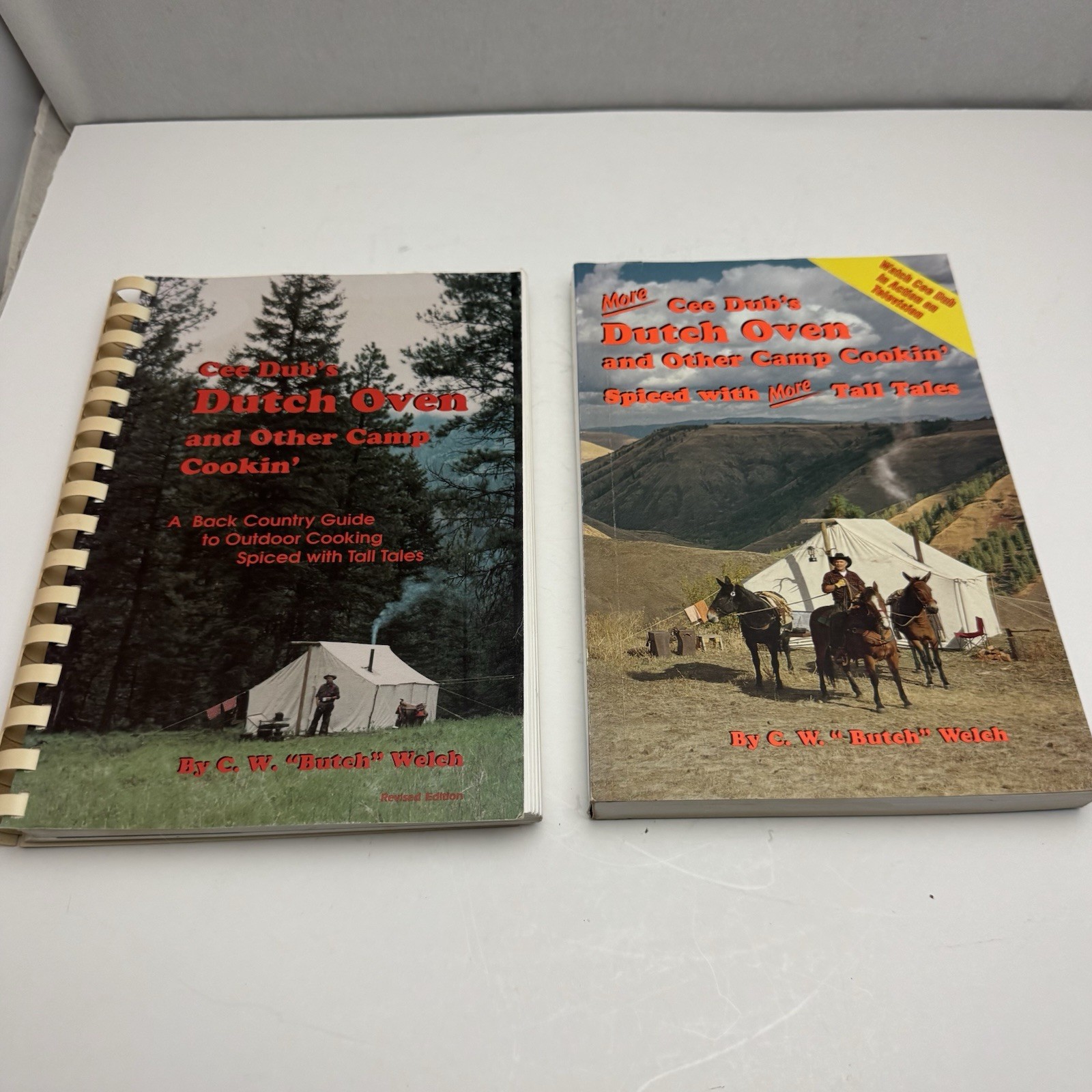 Set Of 2 Cee Dub’s Dutch Oven Cookbooks Recipes And Tall Tales Each 200+ Pages