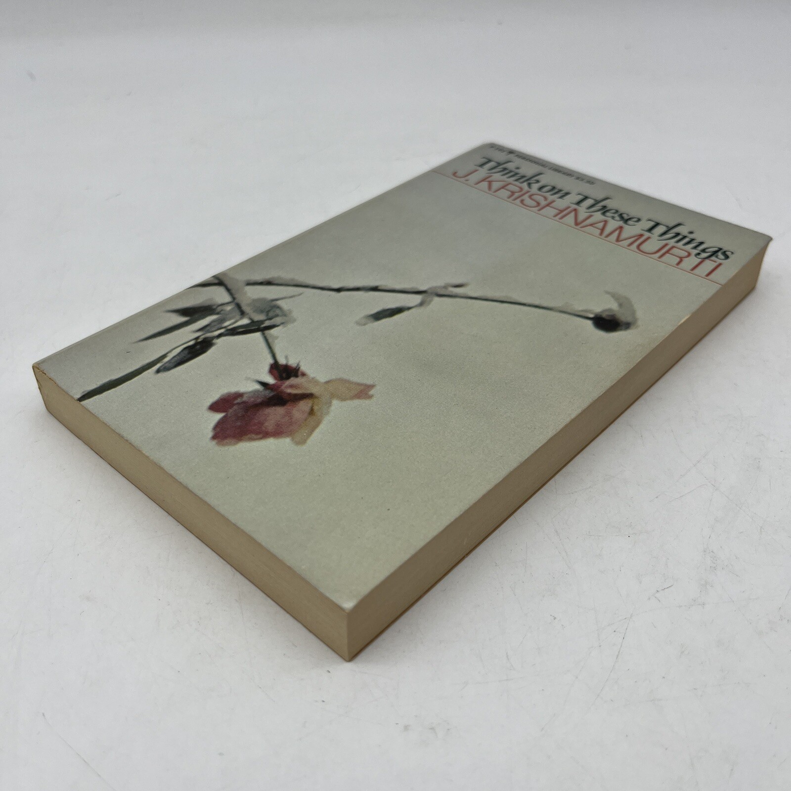Vintage 1970 Think on These Things Paperback Jiddu Krishnamurti Book