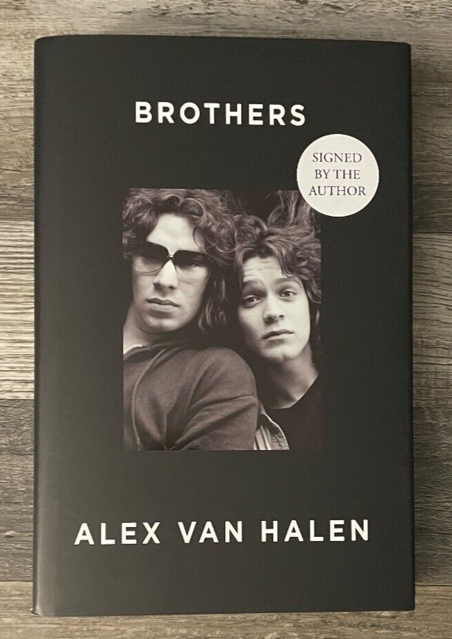 SIGNED Brothers ALEX VAN HALEN Hardcover UK 1st/1st AUTOGRAPHED