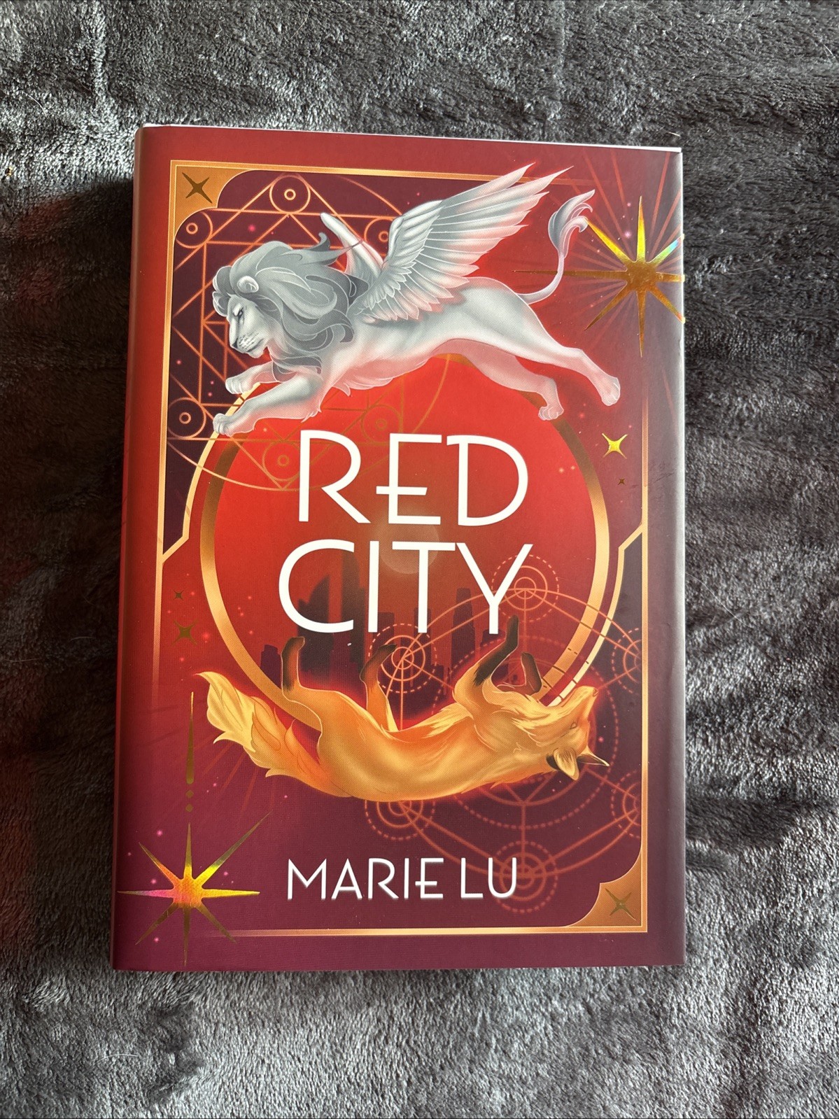 Marie Lu Red City Signed Hardcover Novel, OwlCrate special edition