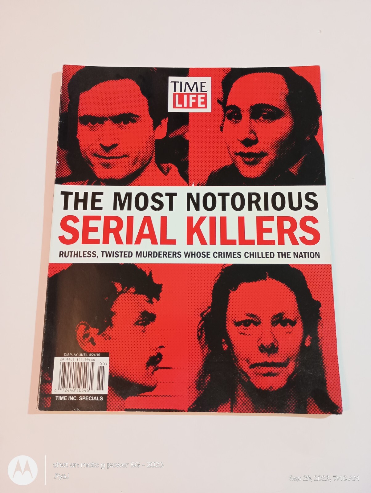 The Most Notorious Serial Killers, Time Life Special – 2015 1st EDITION Magazine