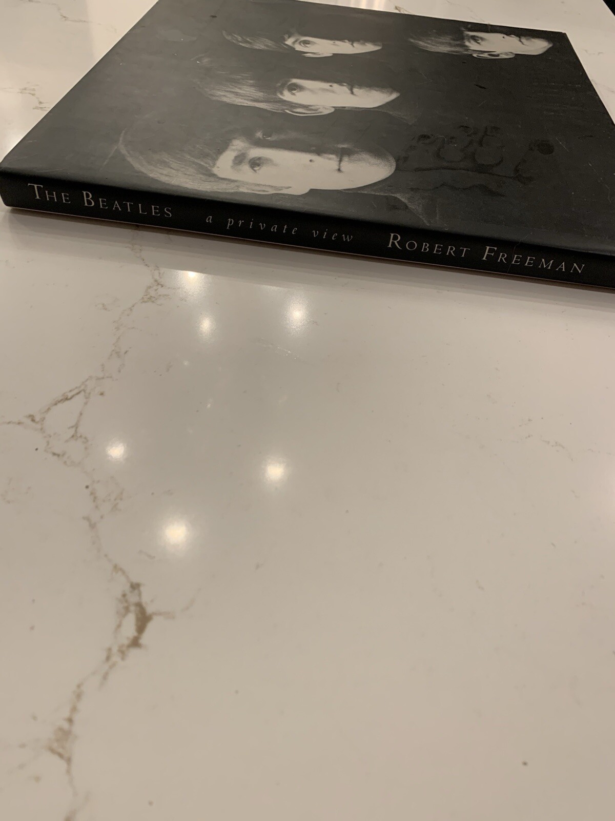 The Beatles A Private View Hardcover Book by Freeman, Robert 13.5”