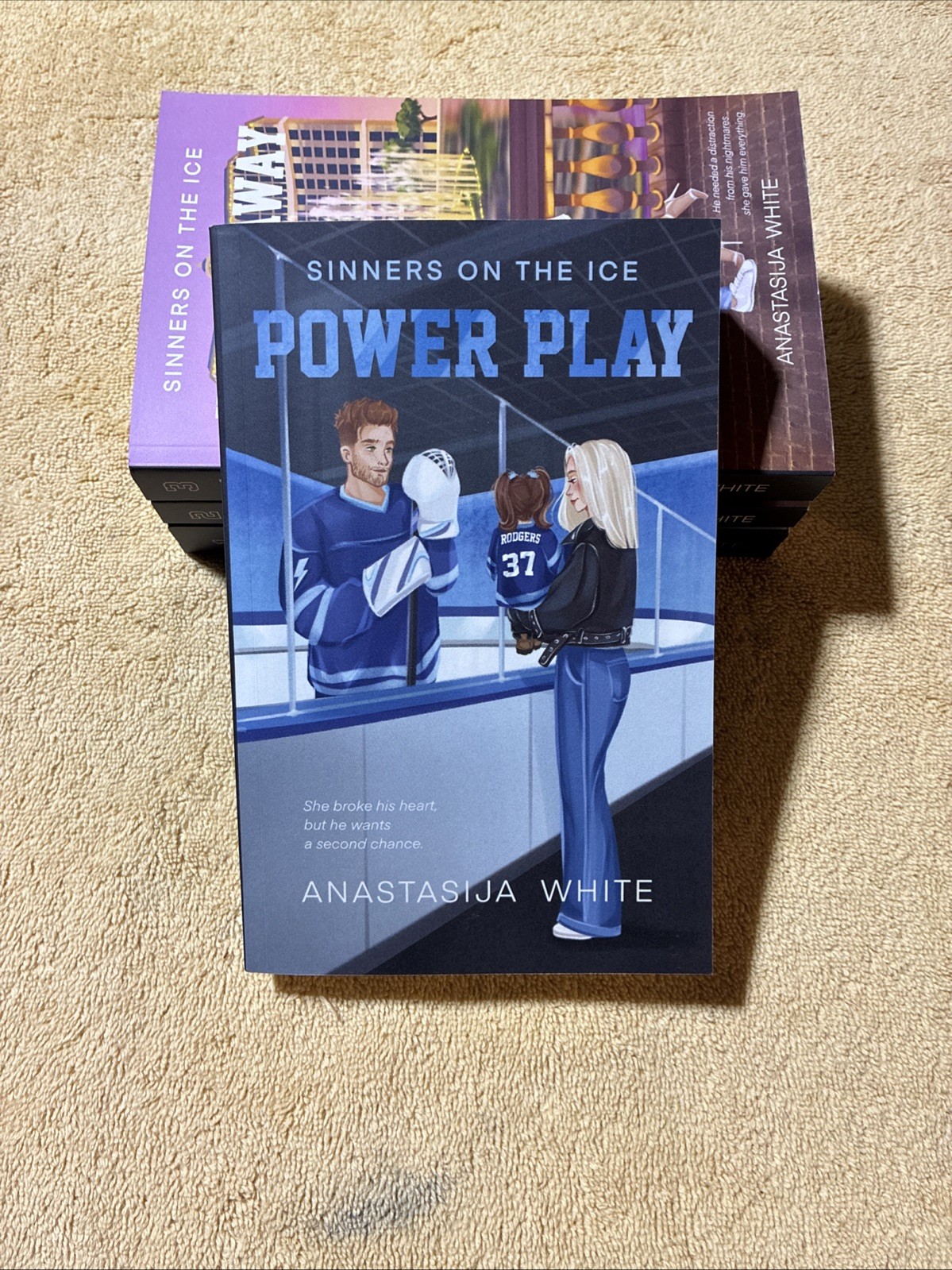 Sinners On The Ice Series by Anastasija White ((1-4) 4 Books