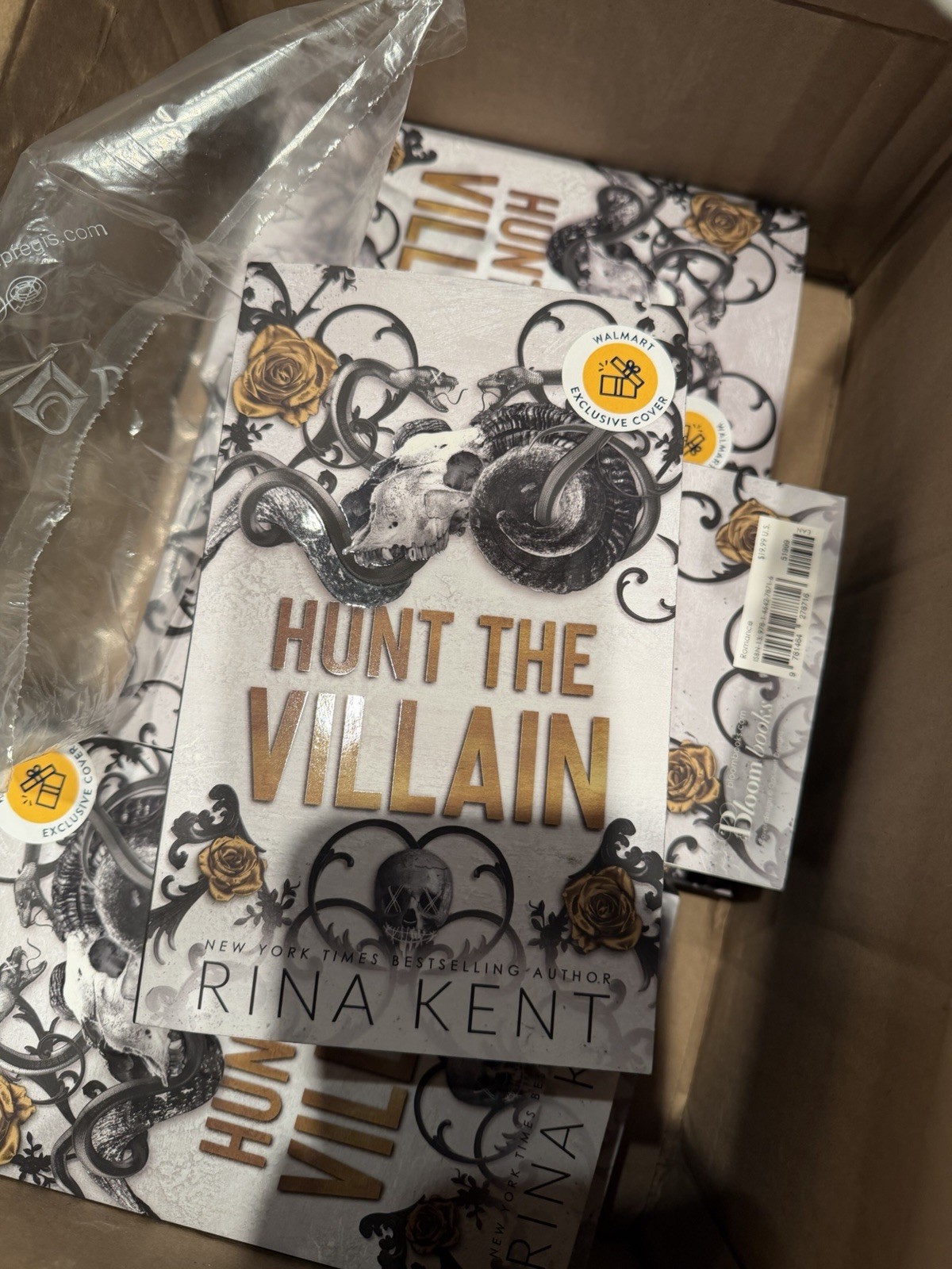 Hunt The Villain By Rina Kent Walmart Exclusive Edition Paperback Book – NEW