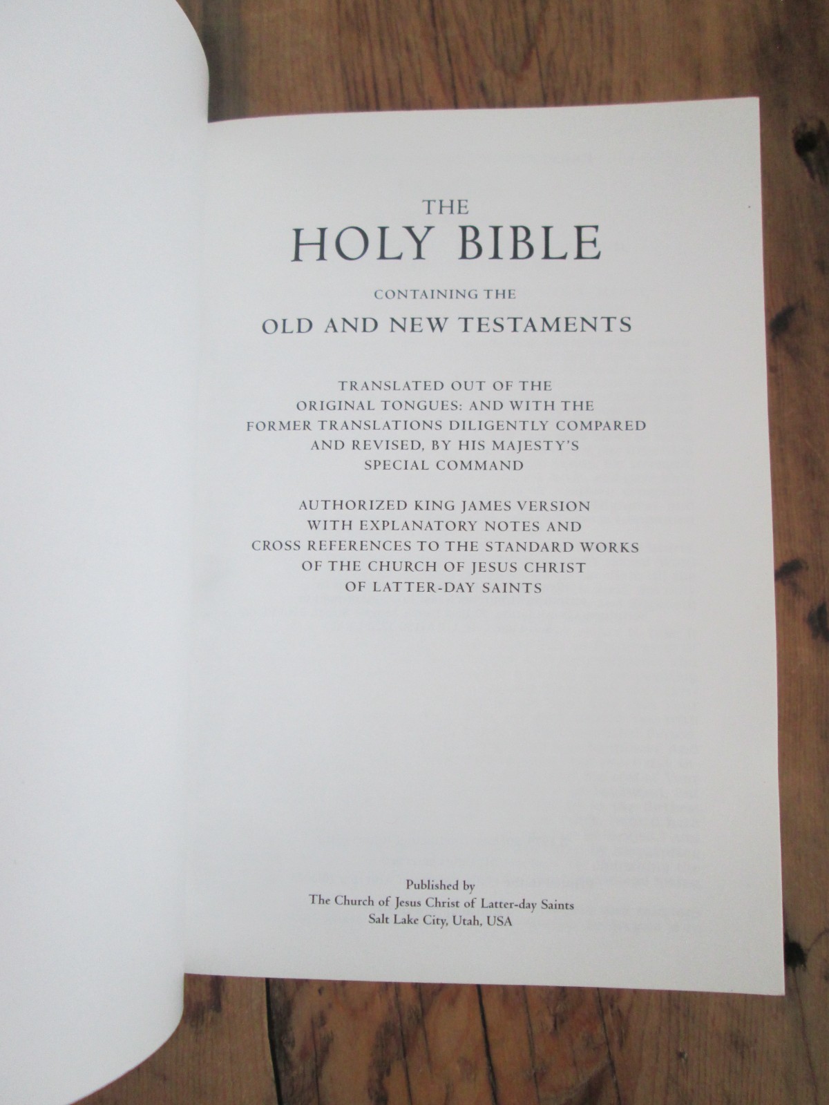 Holy Bible KJV LDS Latter-Day Saints 2013 Softcover Black Study Key Map Mormon