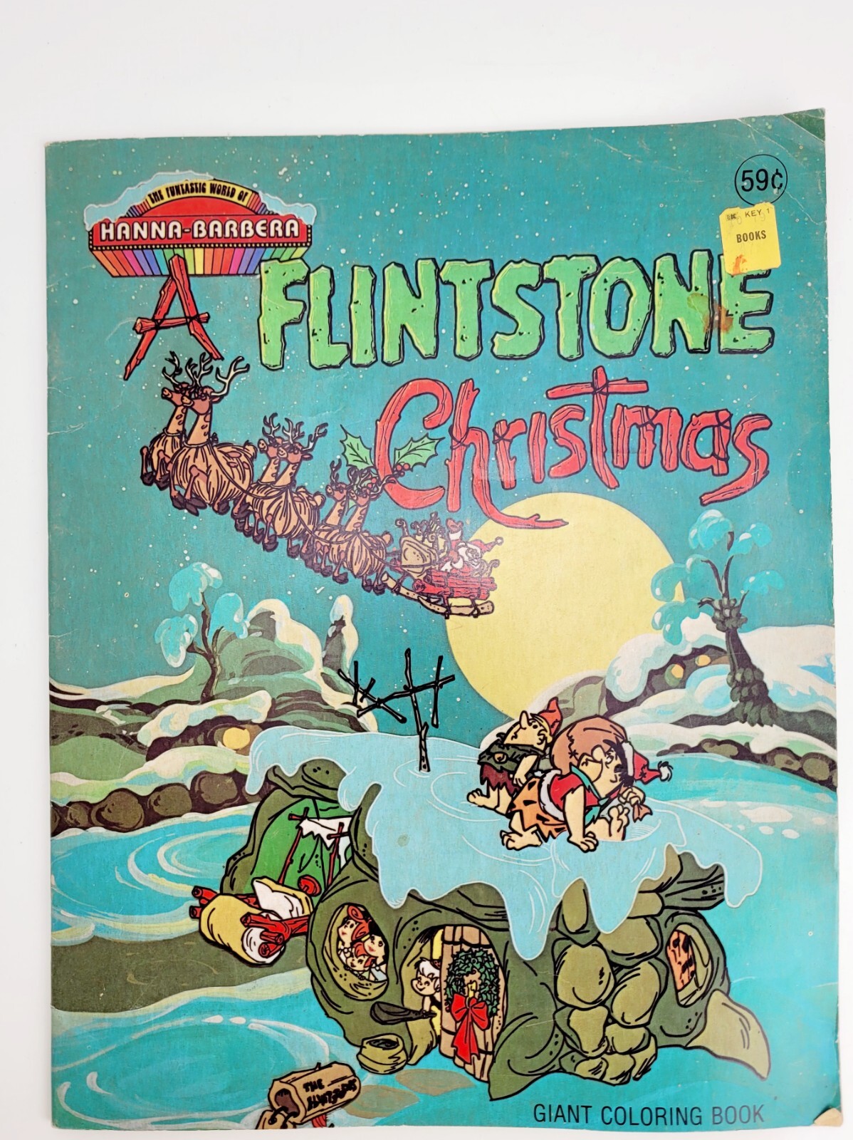 The Flintstones Christmas Coloring Book 1978 By Modern Promotions