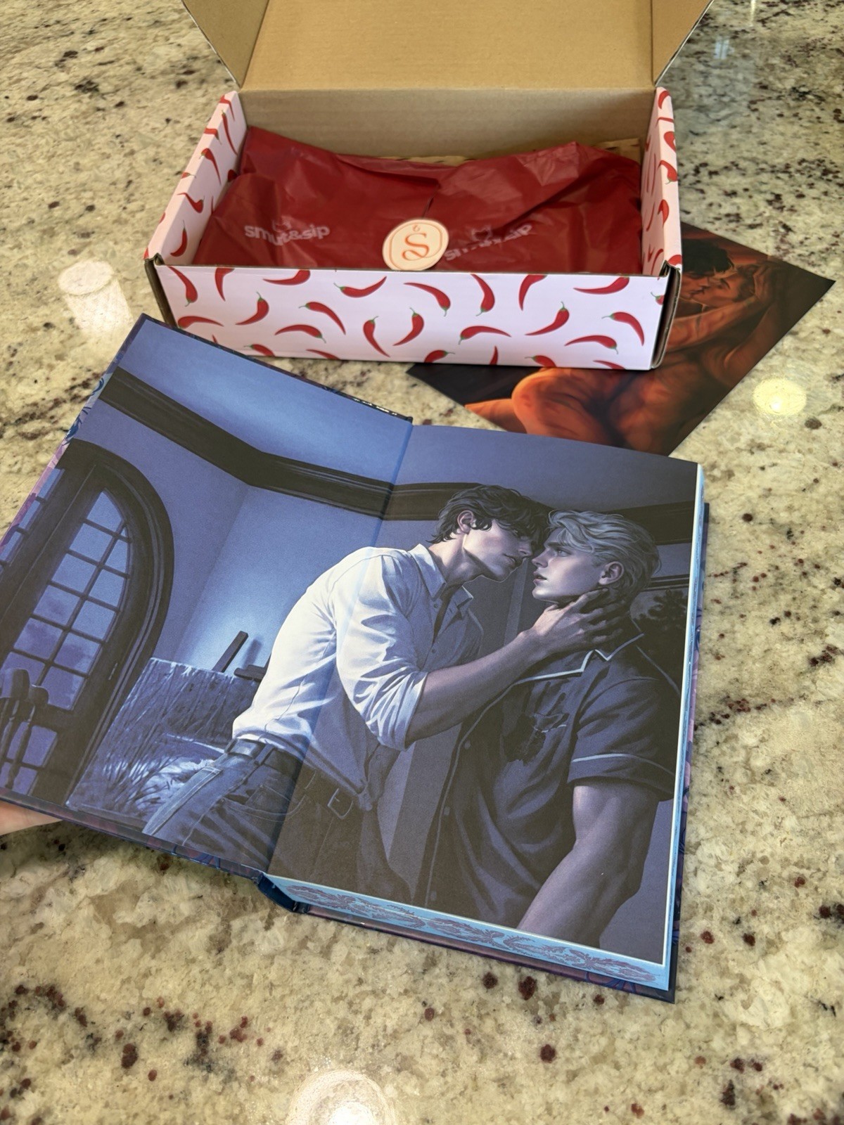 Smut & Sip SIGNED Sara Cate Promise Me Special Edition Hardcover + Art Print New
