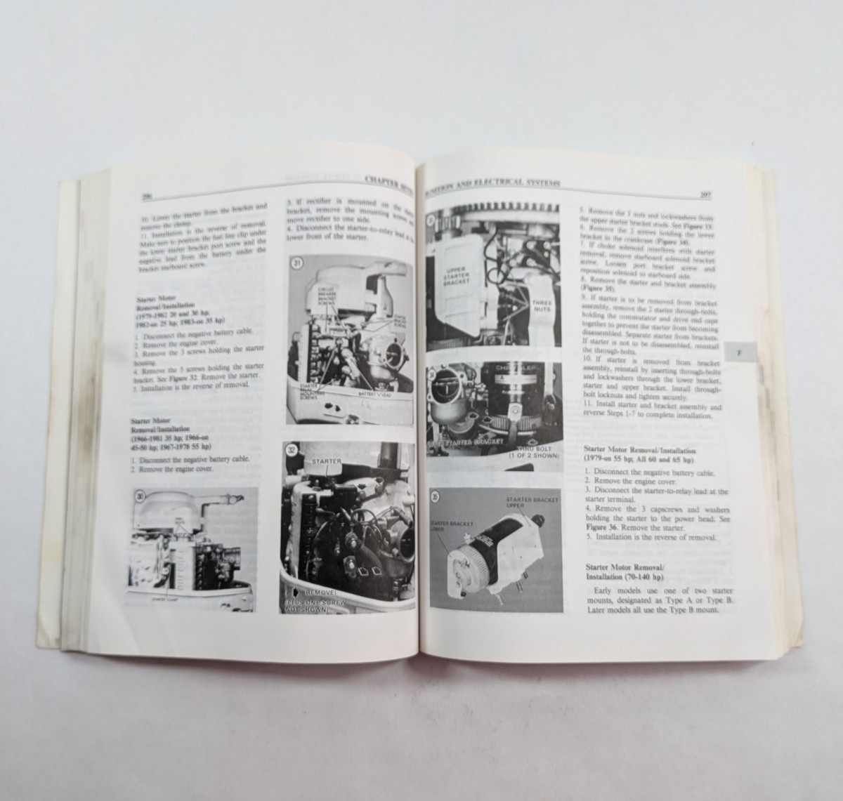 Clymer Chrysler Outboard Shop Manual 3.5-140 HP 1966-1984 PB 1991 Intertec