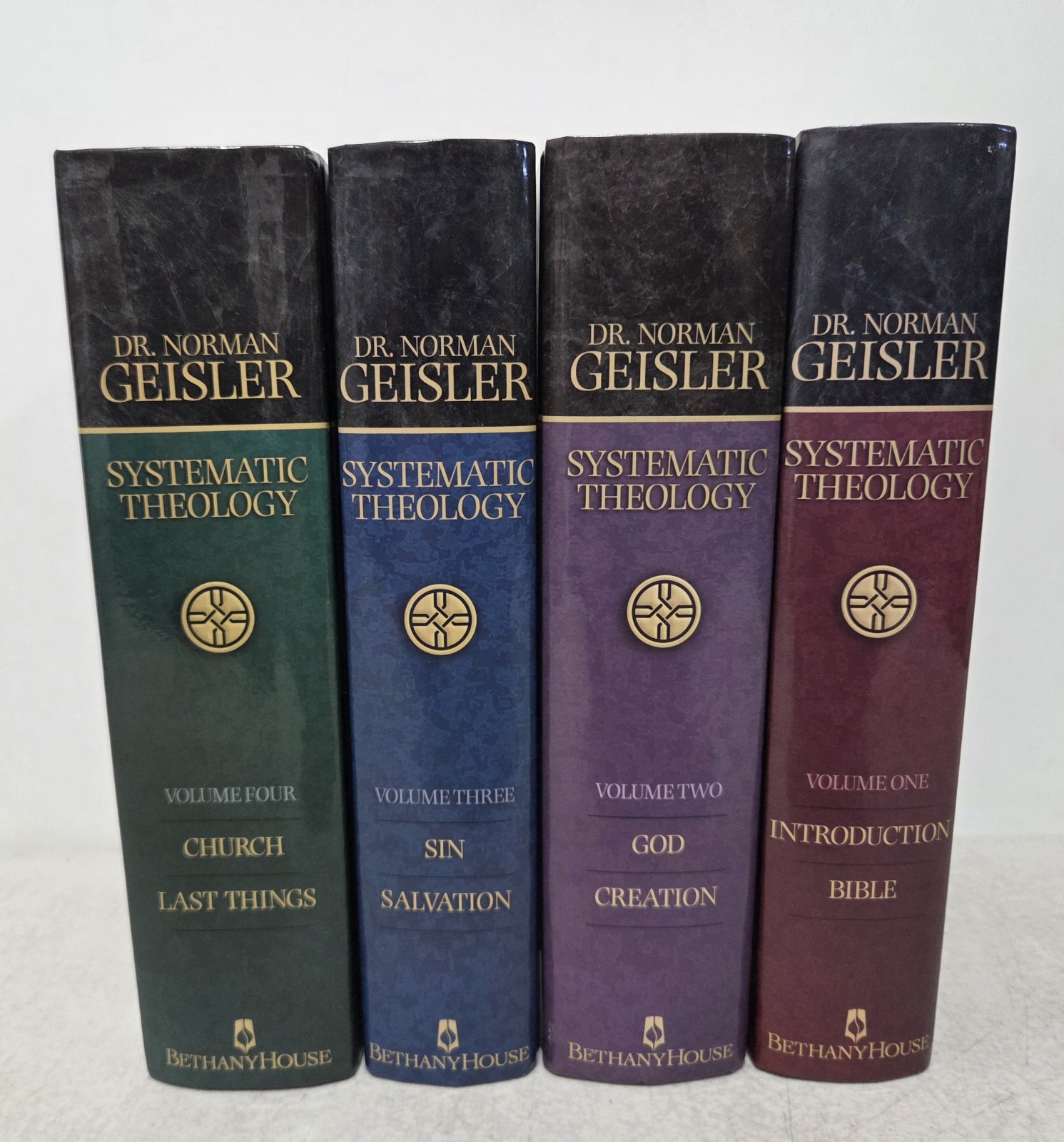 Systematic Theology Dr. Norman Geisler HC Book Set Lot Of 4 Bible Creation