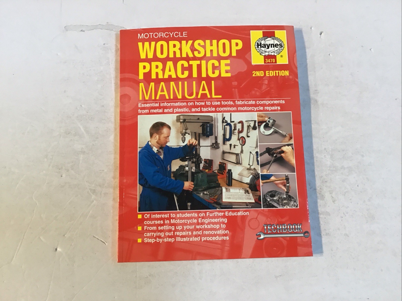 Haynes Motorcycle Workshop Practice Manual PB 2nd Edition Good Vtg
