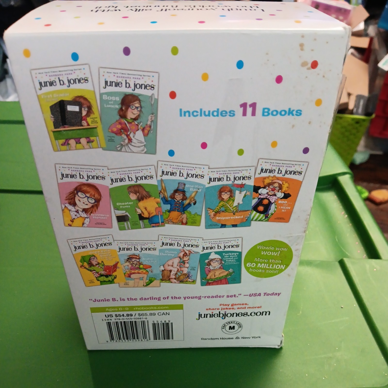 Junie B. Jones Complete First Grade Collection Box Set. #18-#28.