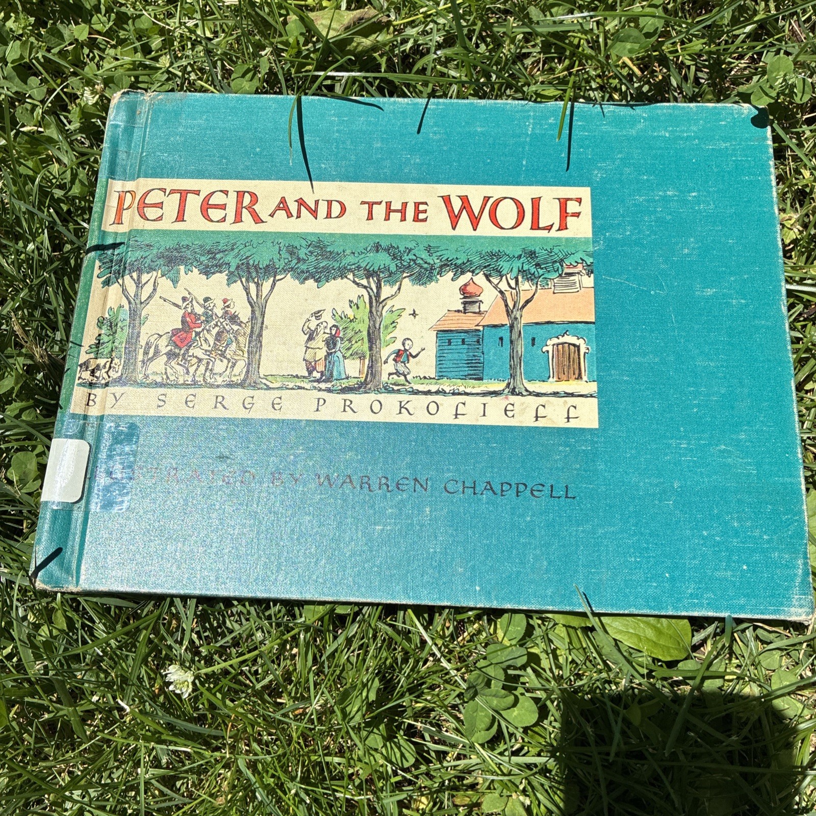 Peter and the Wolf by Serge Prokofieff, illust. by Warren Chappell HC 1940 Vtg