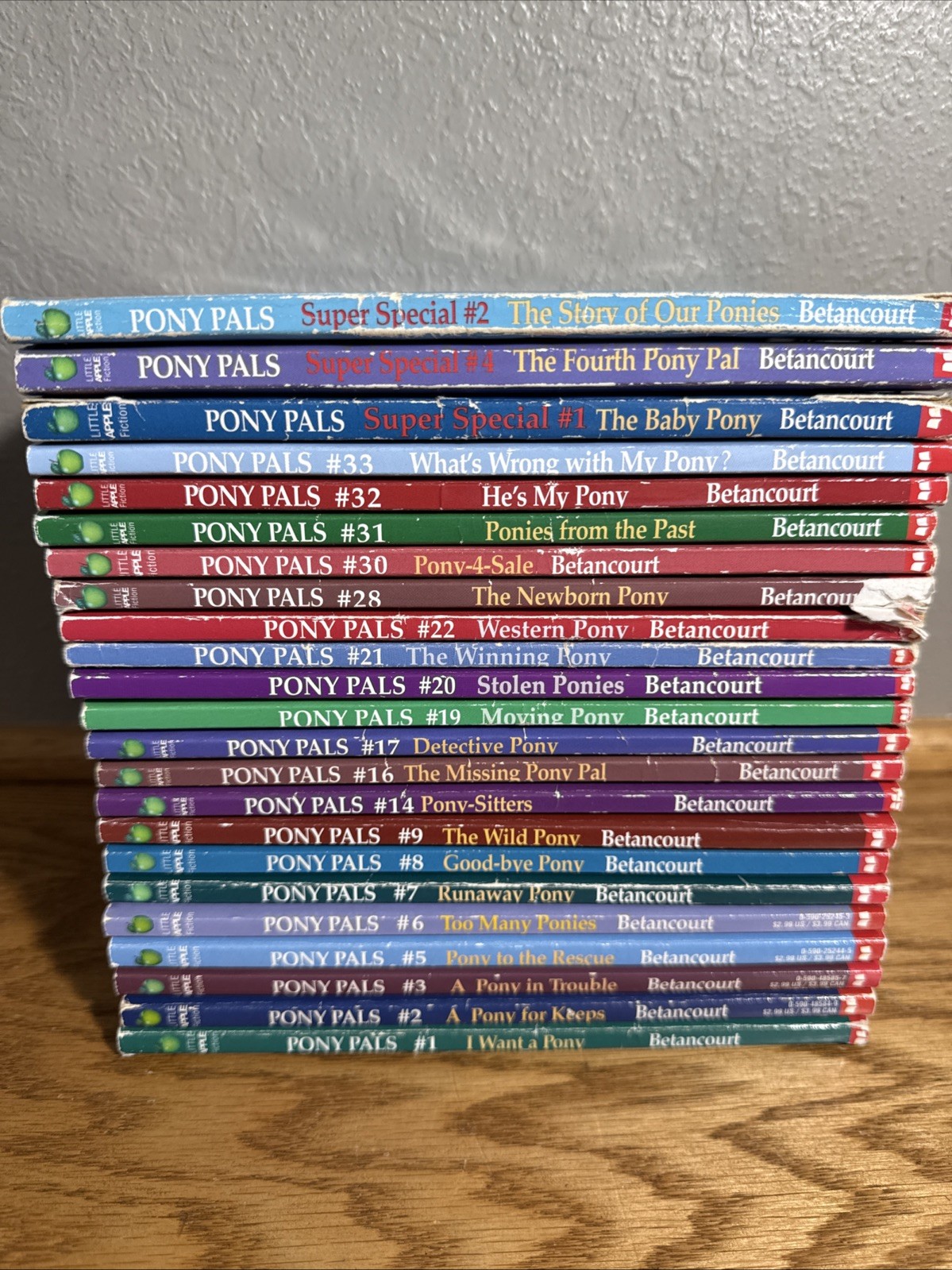 Pony Pals book lot of 23 by Jeanne Betancourt Scholastic 1990’s