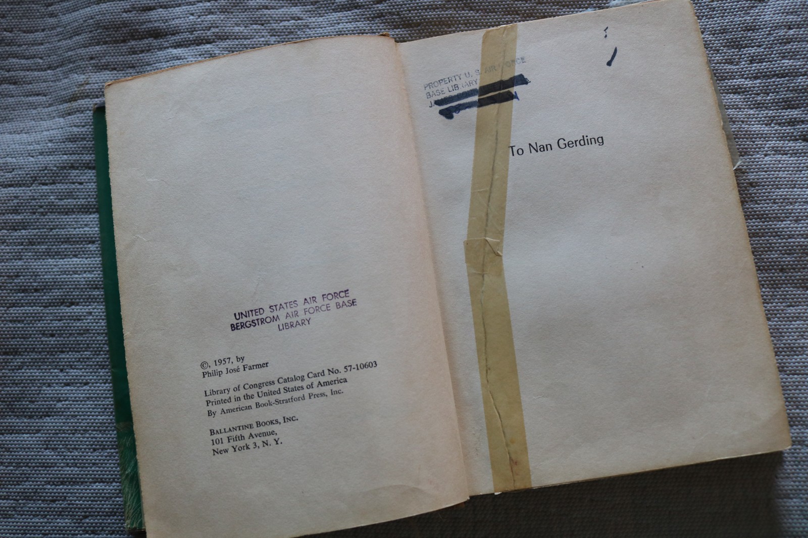 The Green Odyssey RARE hardback book 1957 Philip Jose Farmer