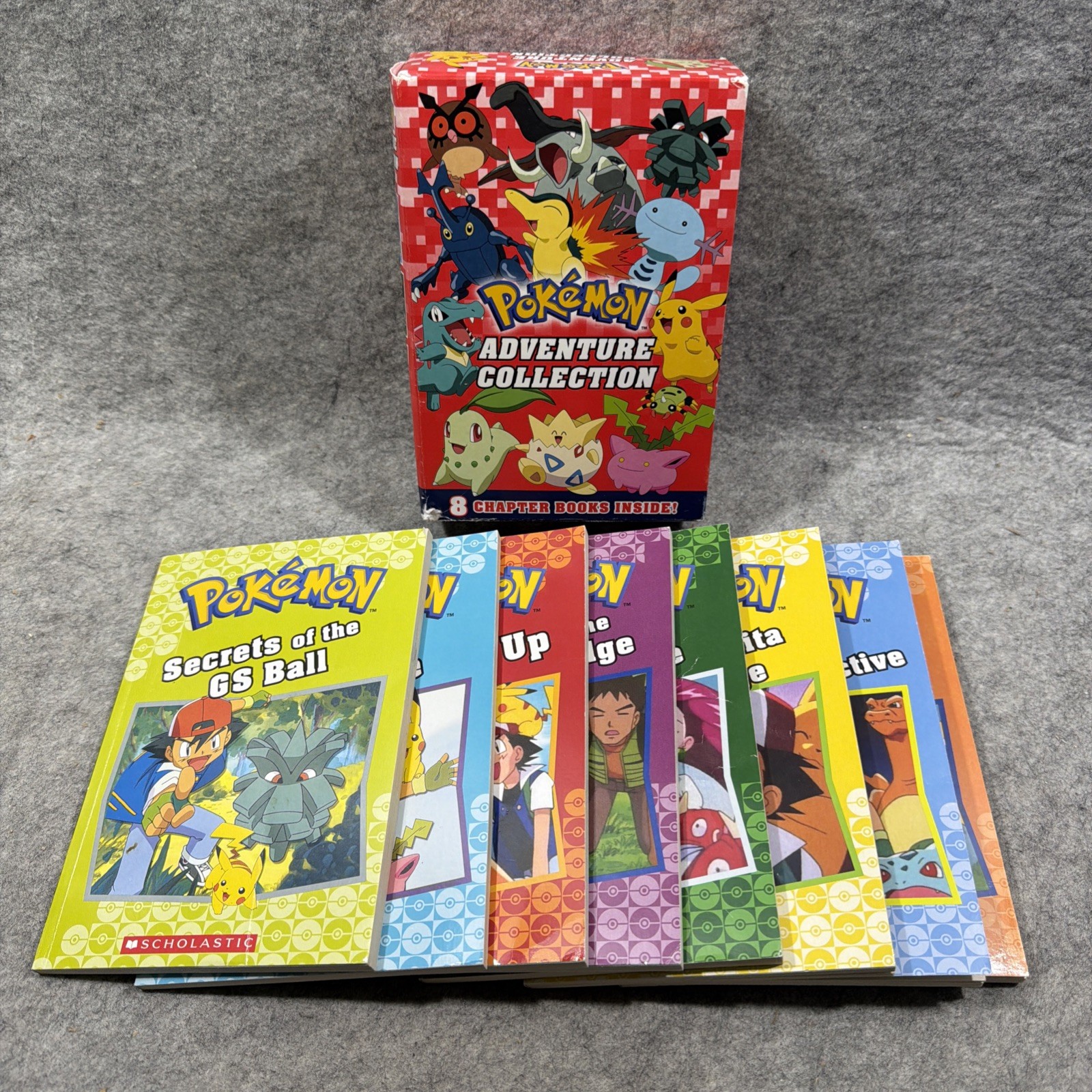Pokemon Adventure Collection Box Set Of 8 Chapter PB Books 1st Printing 2018