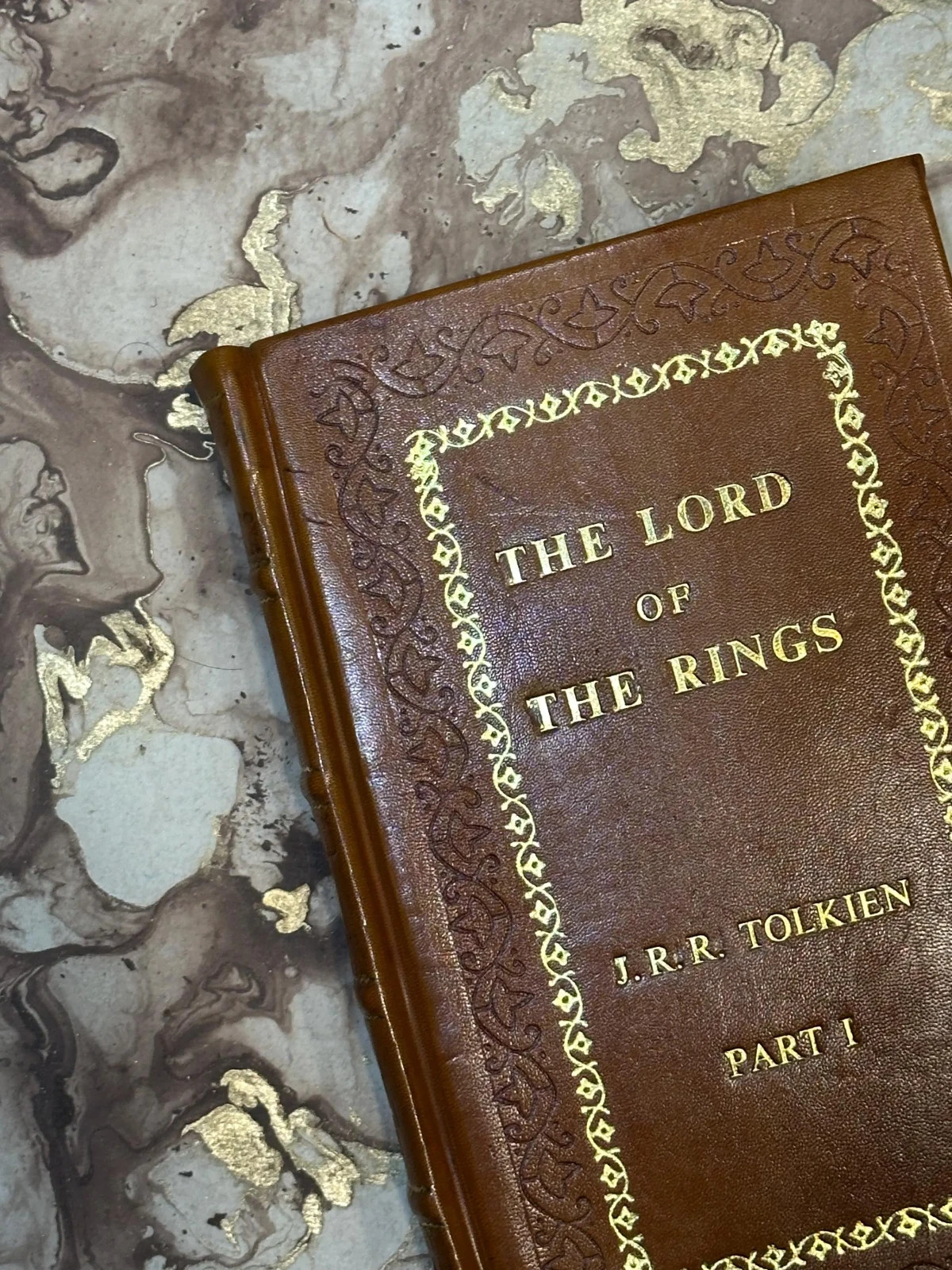 Lord of the Rings and The Hobbit JRR Tolkien Series Leather Bound Edition