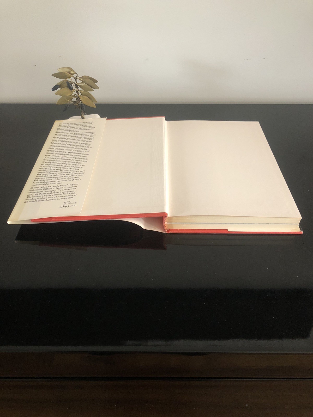 McQueen William F Nolan Arthur Barker UK 1984 First Ed. HC DJ VG 🎬 Bio