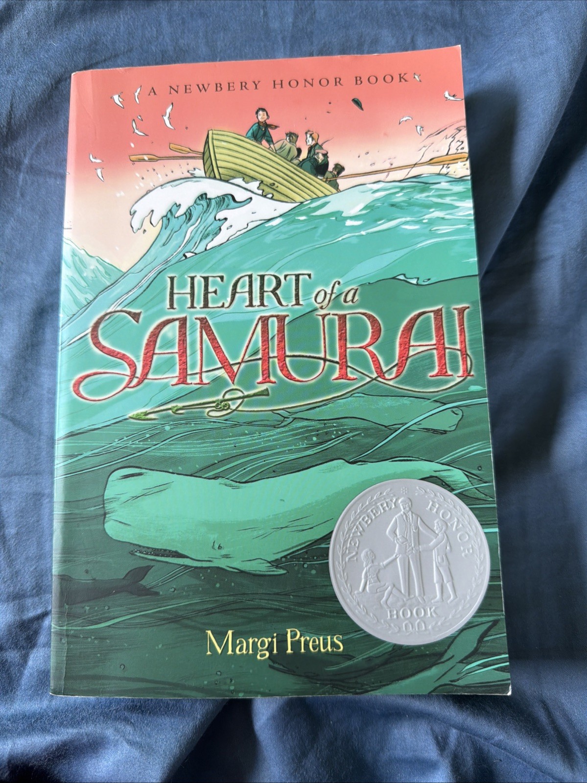 Heart of A Samurai by Margi Preus Paperback Never Read Book